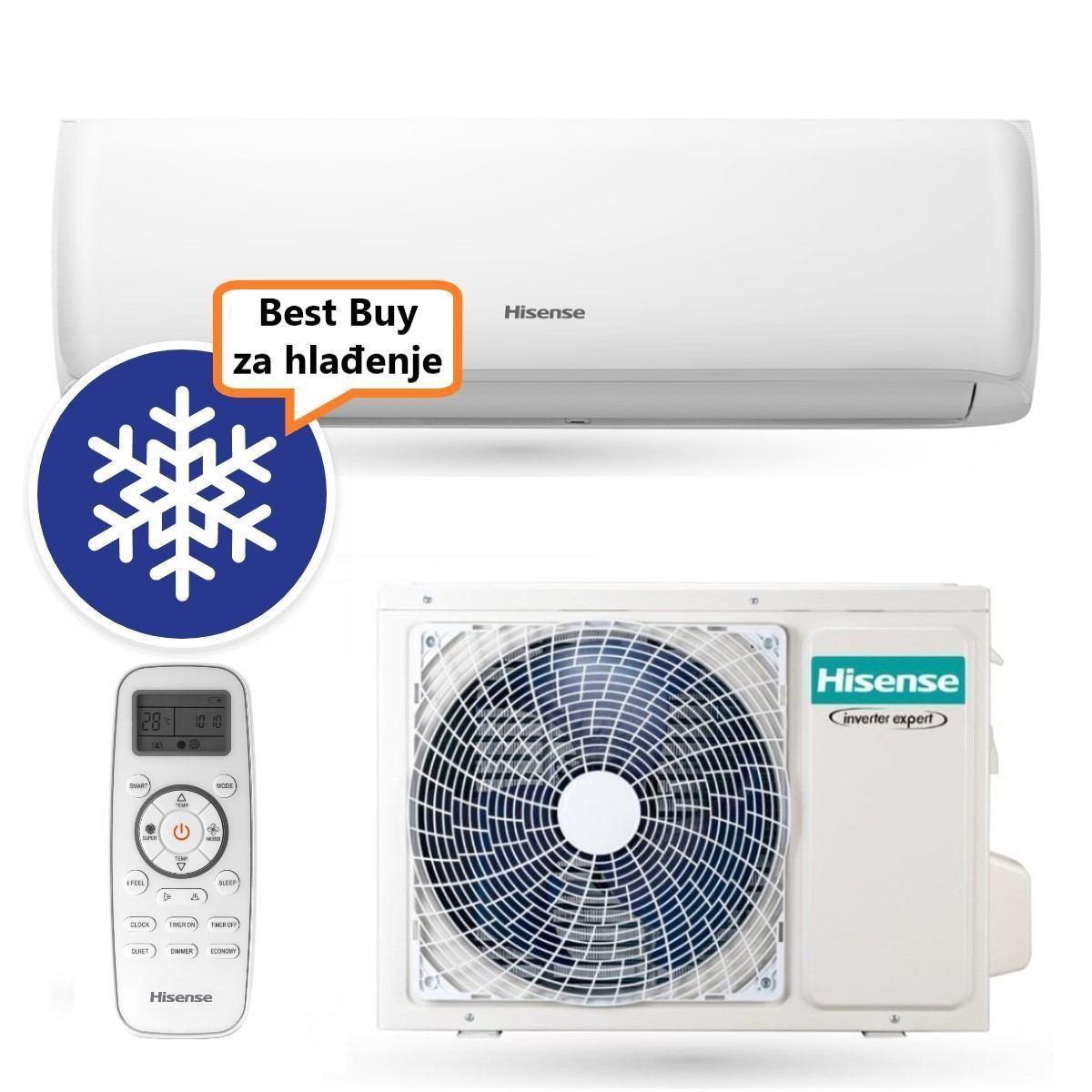Hisense Klima Uređaj 3,4Kw Cd35Yr3F