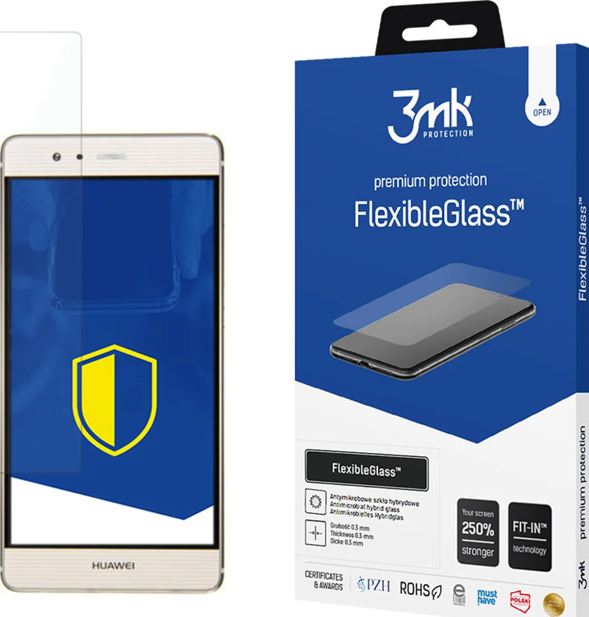 Zaštitno staklo 3MK FlexibleGlass Huawei P9 Hybrid Glass