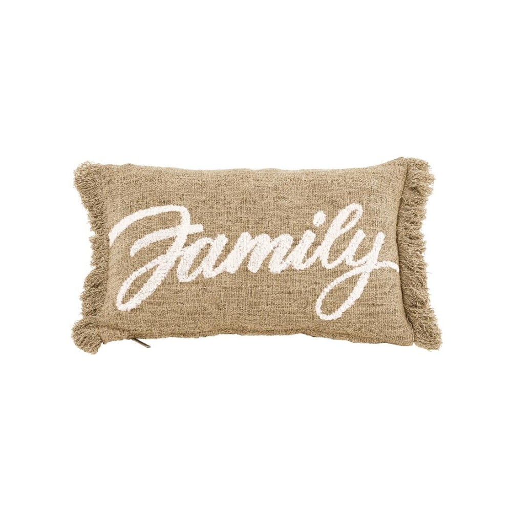 Ukrasni jastuk 50x30 cm Cotton Slub Family - Tiseco Home Studio