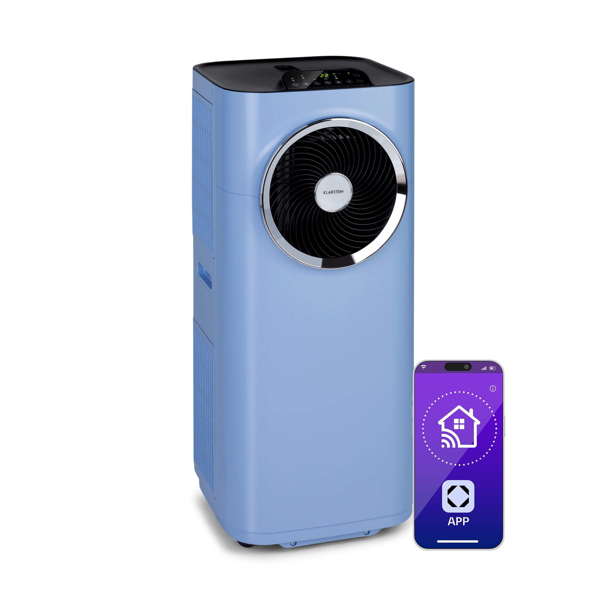Klarstein Kraftwerk Smart 10K, prijenosna klima, 3 u 1, 10 000 BTU, upravljanje aplikacijom, daljinsko upravljanje