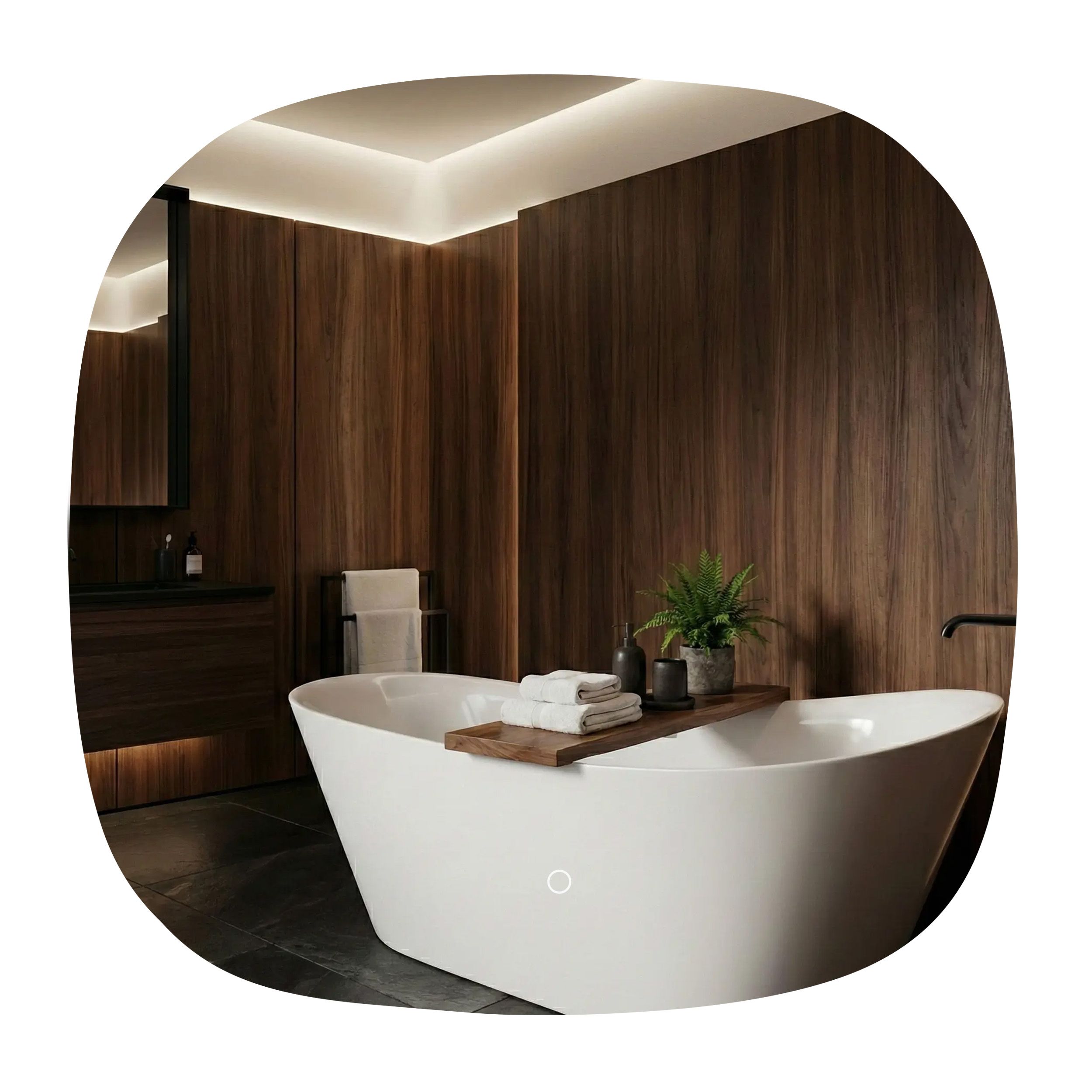 Ogledalo LED 70x70cm TOP