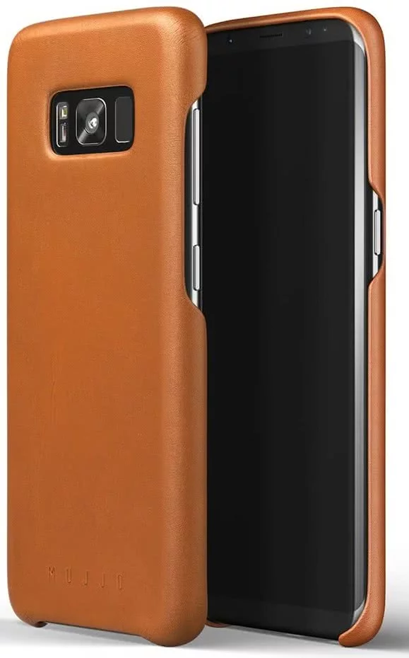 Maska MUJJO Leather Case for Galaxy S8 Plus - Saddle Tan (MUJJO-CS-064-ST) 