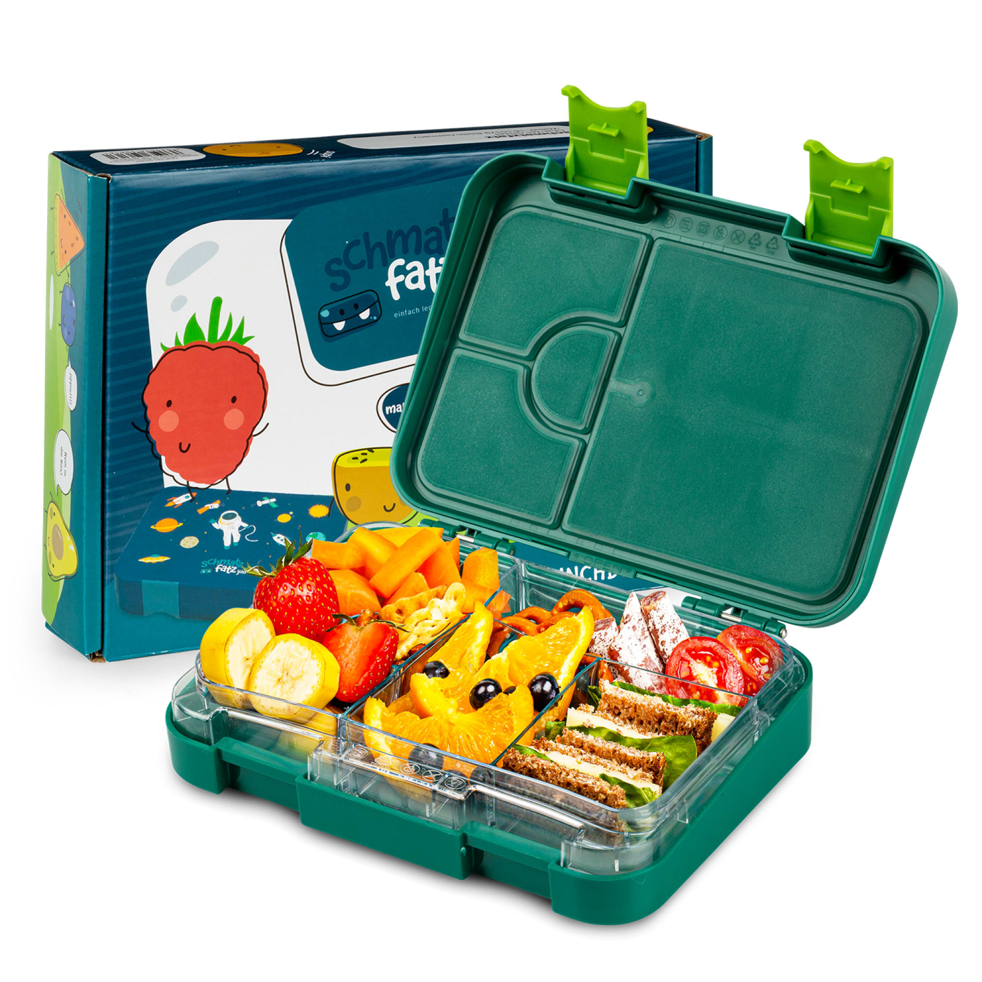 Klarstein Junior Lunchbox, 6 pretinaca, 21,3 x 15 x 4,5 cm (Š x V x D), bez BPA