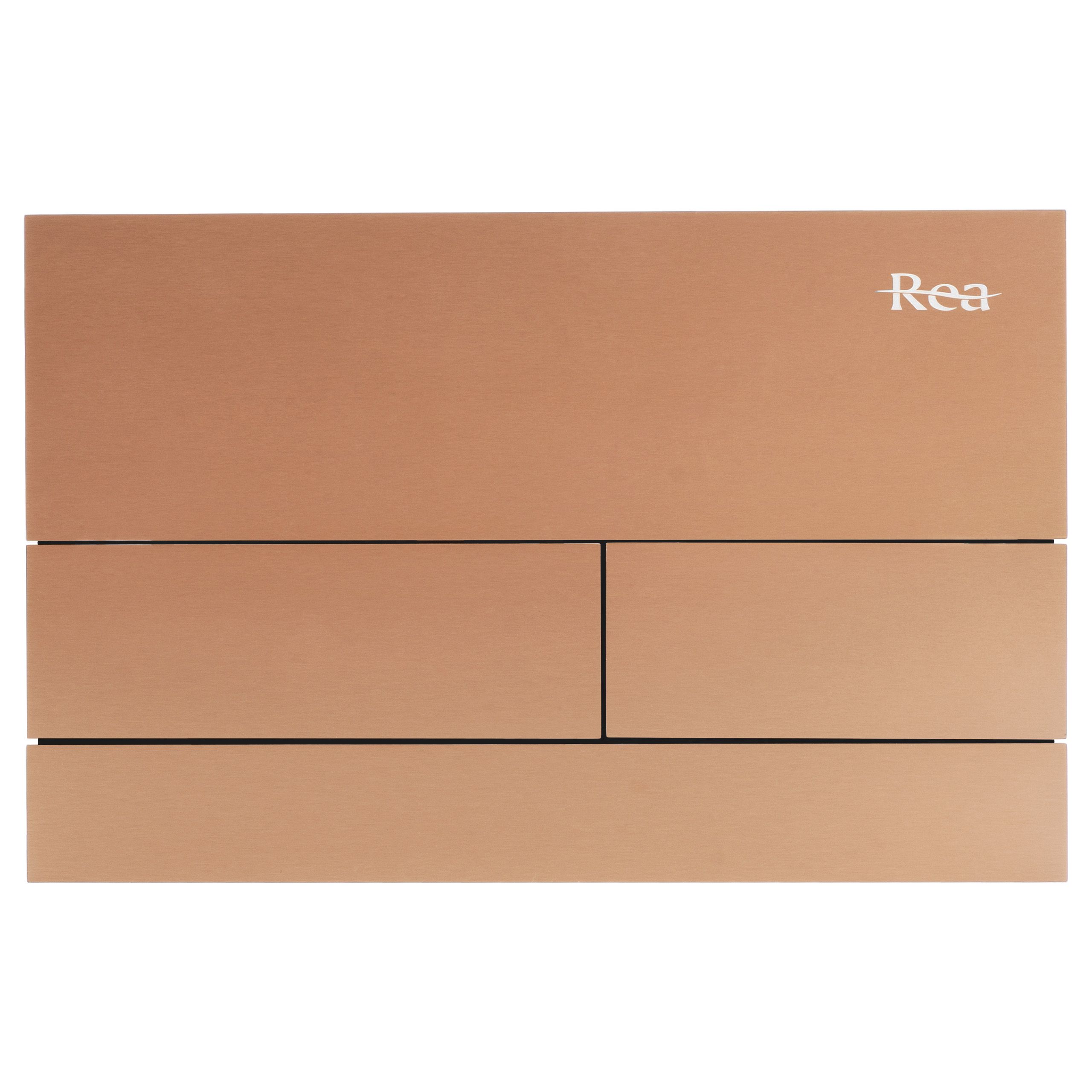 Dugme za okvir za WC školjku K011A-Q Rea T Brush Copper/Brushed Rose Gold