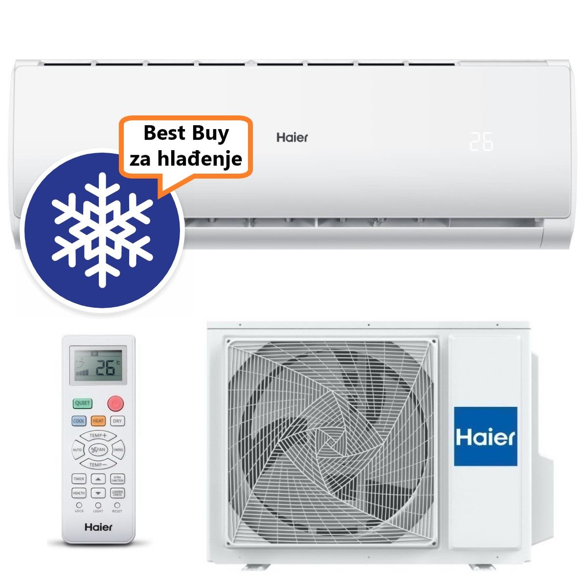 Haier Klima Uređaj 5Kw As50Tdmhra-C/1U50Memfra-C