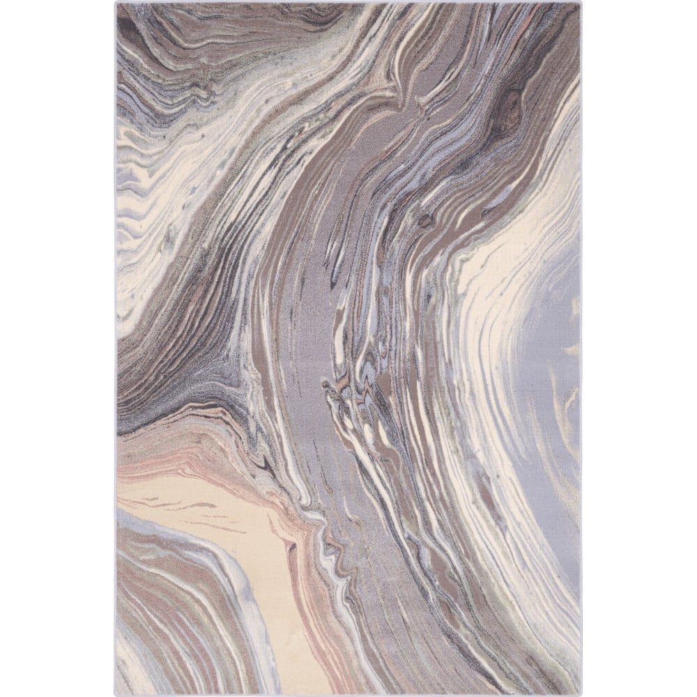 Sivi vuneni tepih 160x240 cm Agate – Agnella