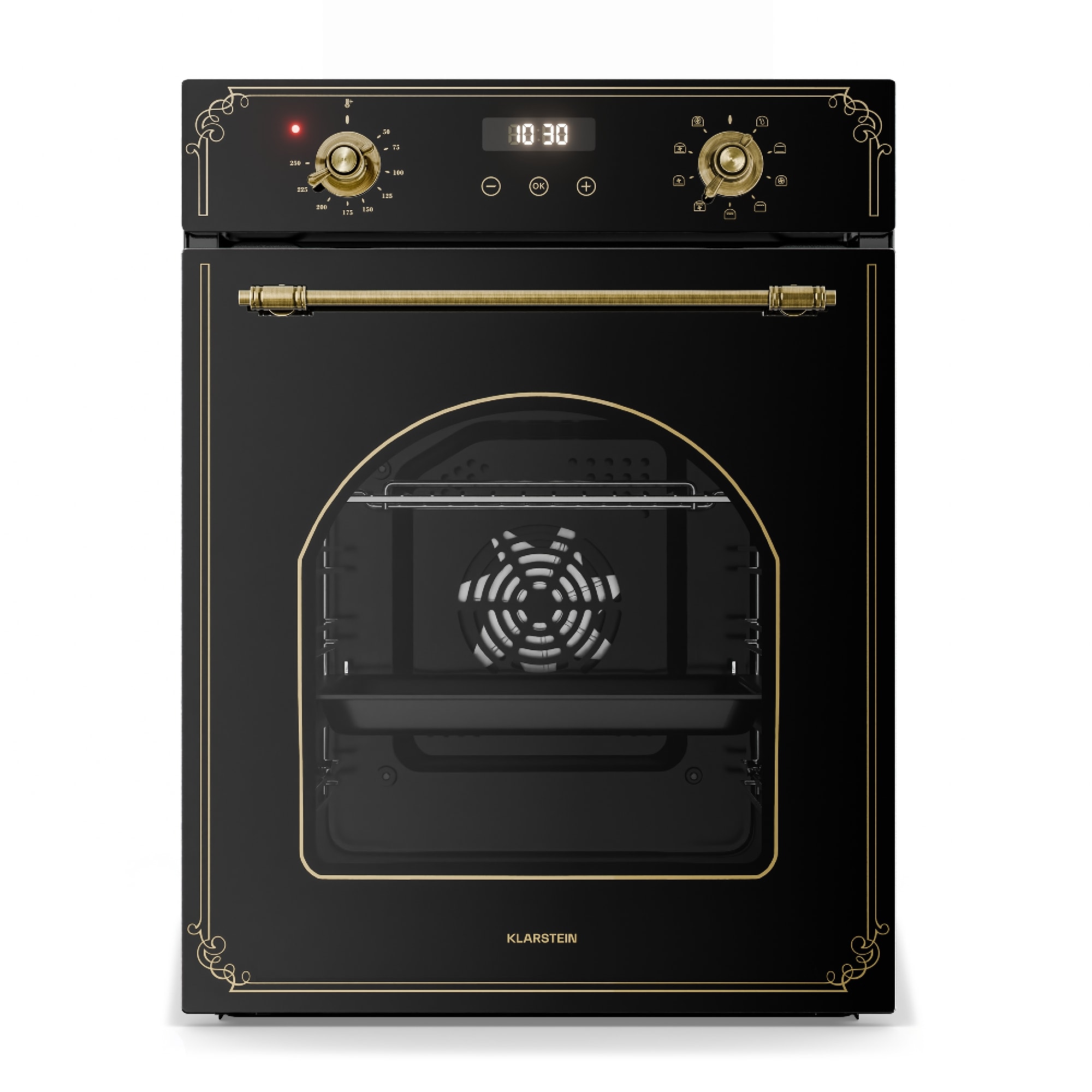 Klarstein Victoria ugradbena pećnica 45 cm 49 l crna