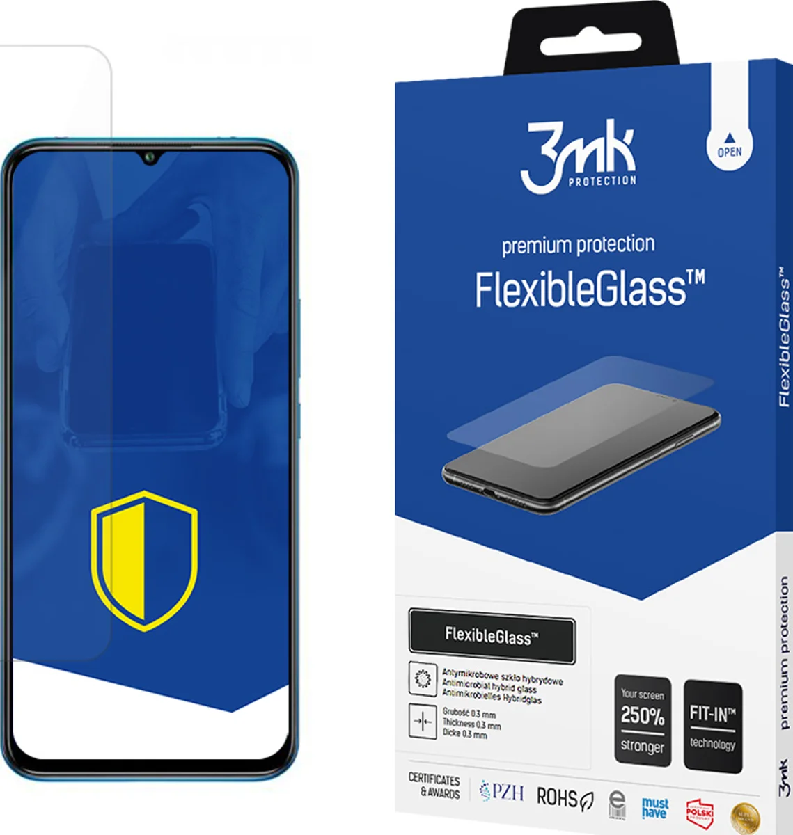 Zaštitno staklo 3MK FlexibleGlass Xiaomi Mi 10 Lite Hybrid Glass
