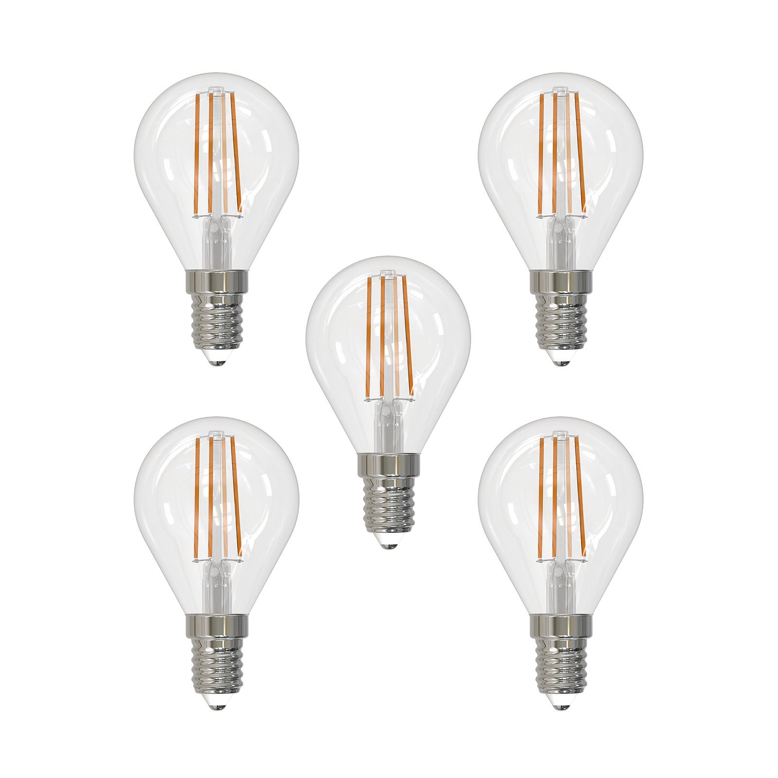 LED žarulja sa žarnom niti E14 4W 2700K kapi prigušiva pakiranje od 5 kom