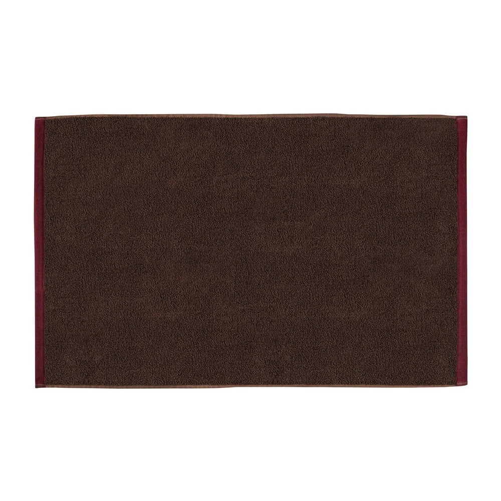 Smeđa kupaonska prostirka od organskog pamuka 50x80 cm Soft – Mette Ditmer Denmark