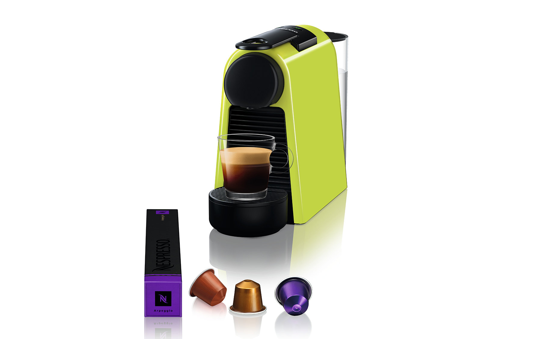 Nespresso Essenza Mini Green aparat za kavu, zeleni