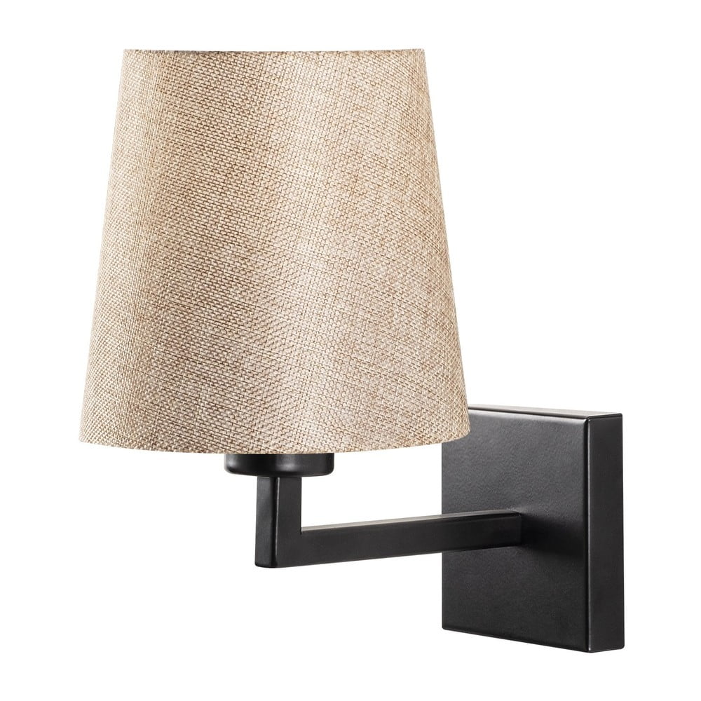 Crna/krem zidna lampa ø 18 cm Profil – Opviq lights