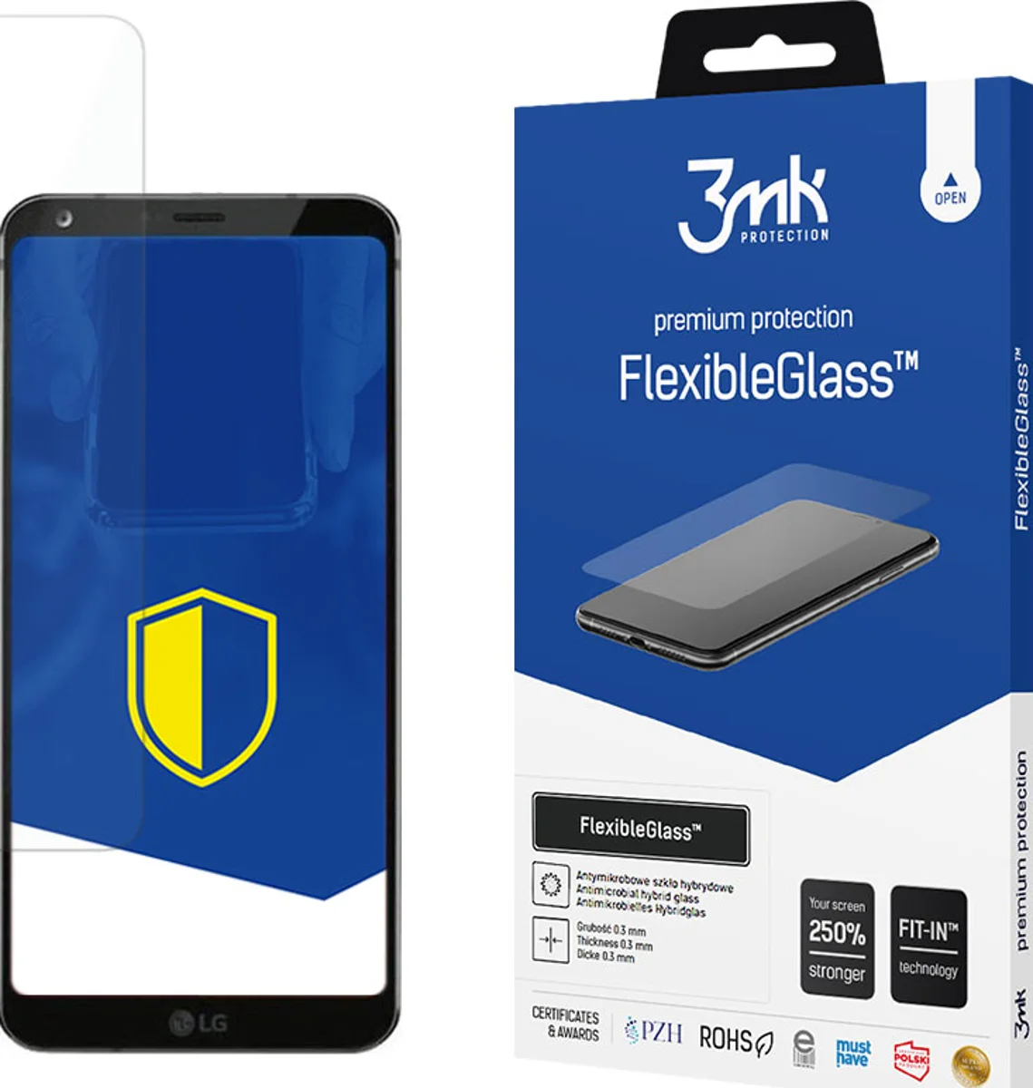 Zaštitno staklo 3MK FlexibleGlass LG G6 Hybrid Glass