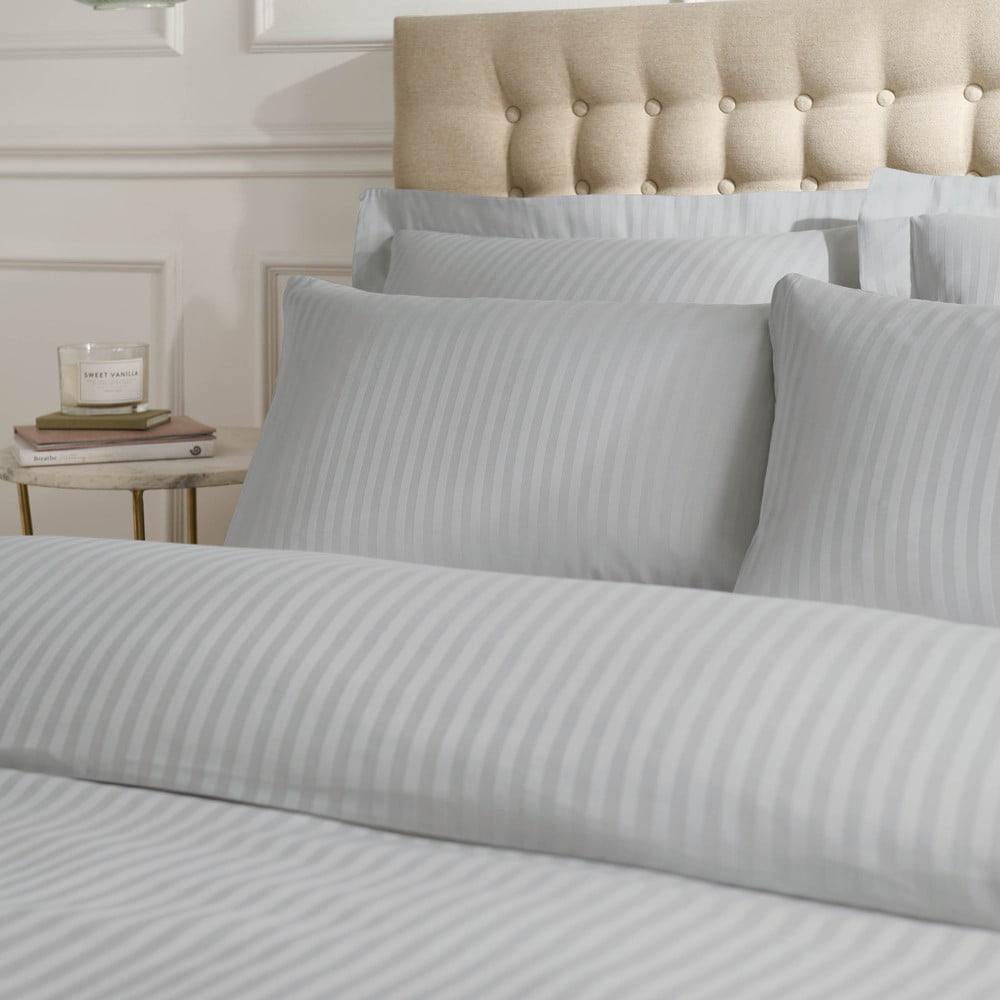 Jastučnice u setu 2 kom od damasta 50x75 cm Satin Stripe – Catherine Lansfield