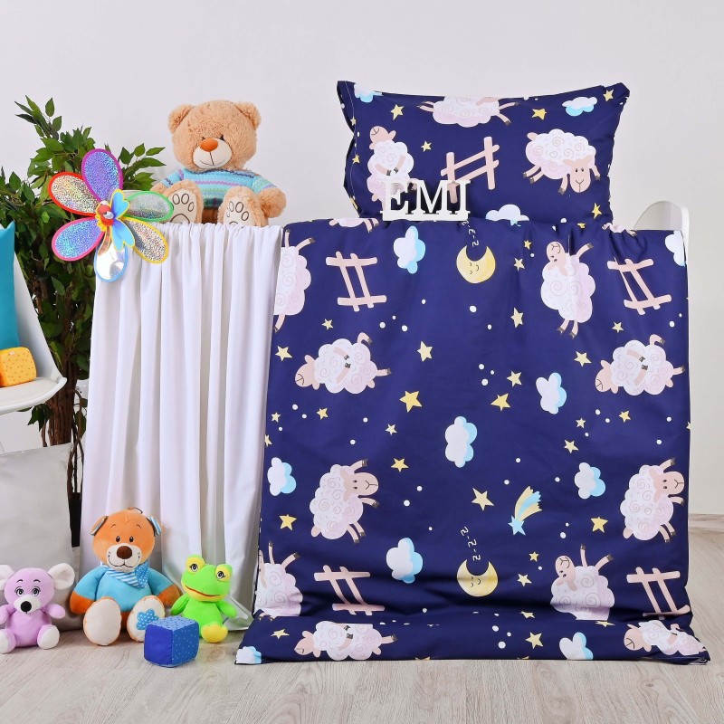 Dječja posteljina Shaun plava EMI, Dječji set 90x130 + 45x65