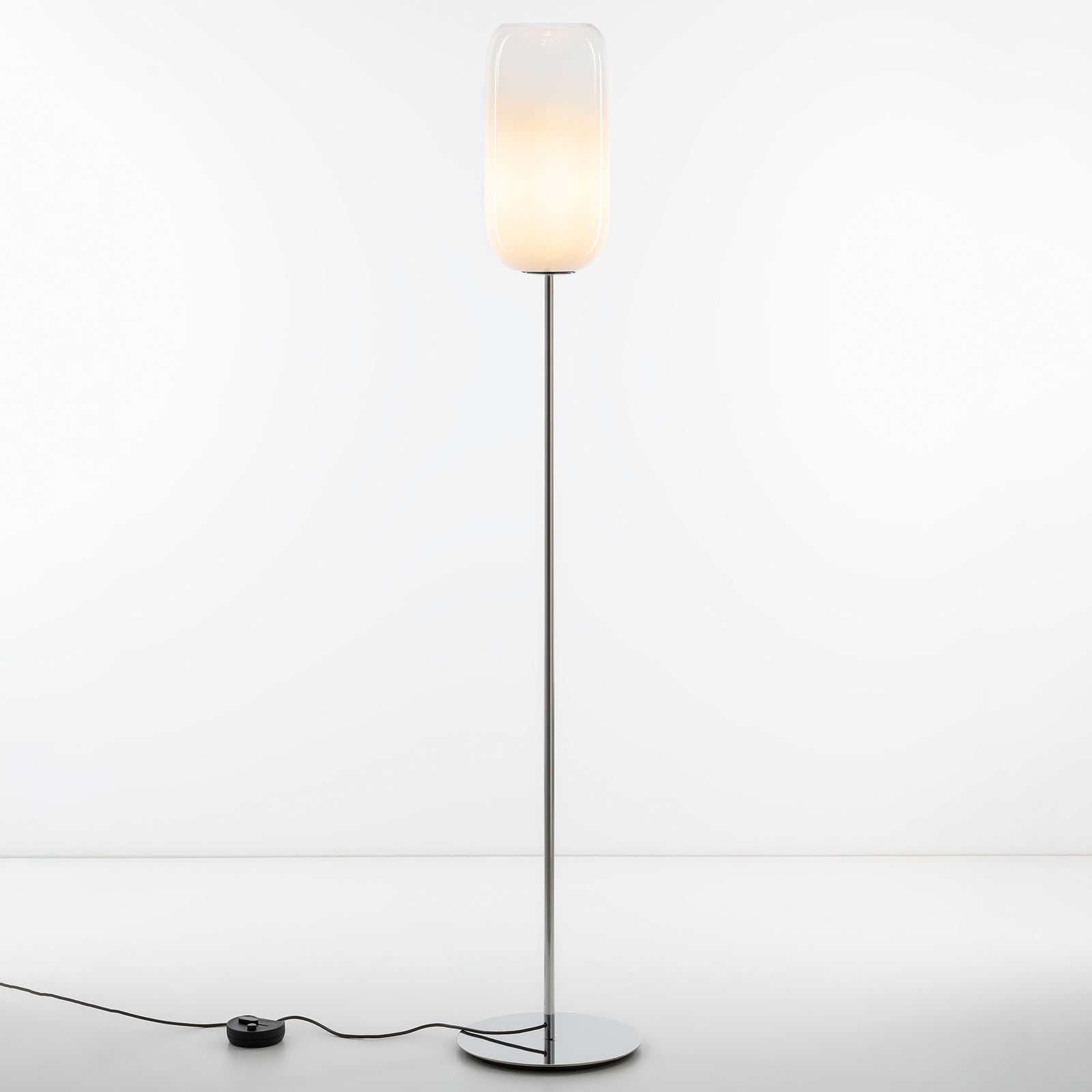 Artemide Gople podna lampa bijela/srebrna