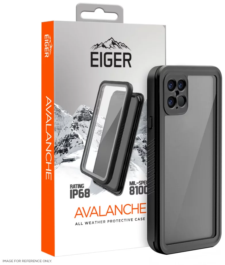 Maska Eiger Avalanche Case for Apple iPhone 12 Pro Max in Black