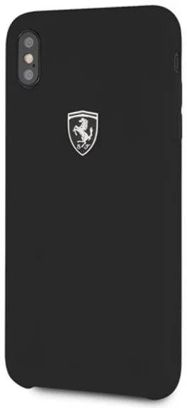 Maska Ferrari Hardcase iPhone Xs Max black Silicone Off track (FEOSIHCI65BK)