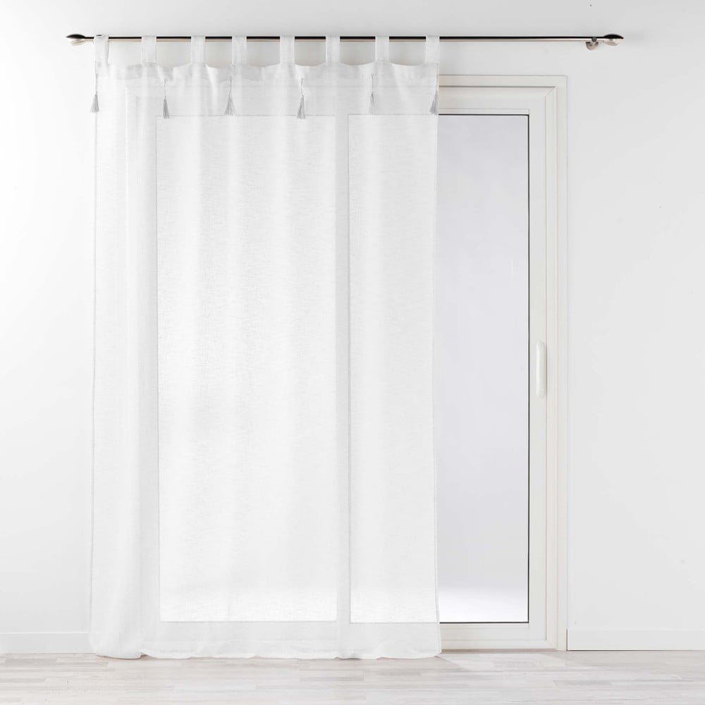 Bijela prozirna zavjesa 140x240 cm Dalila – douceur d'intérieur