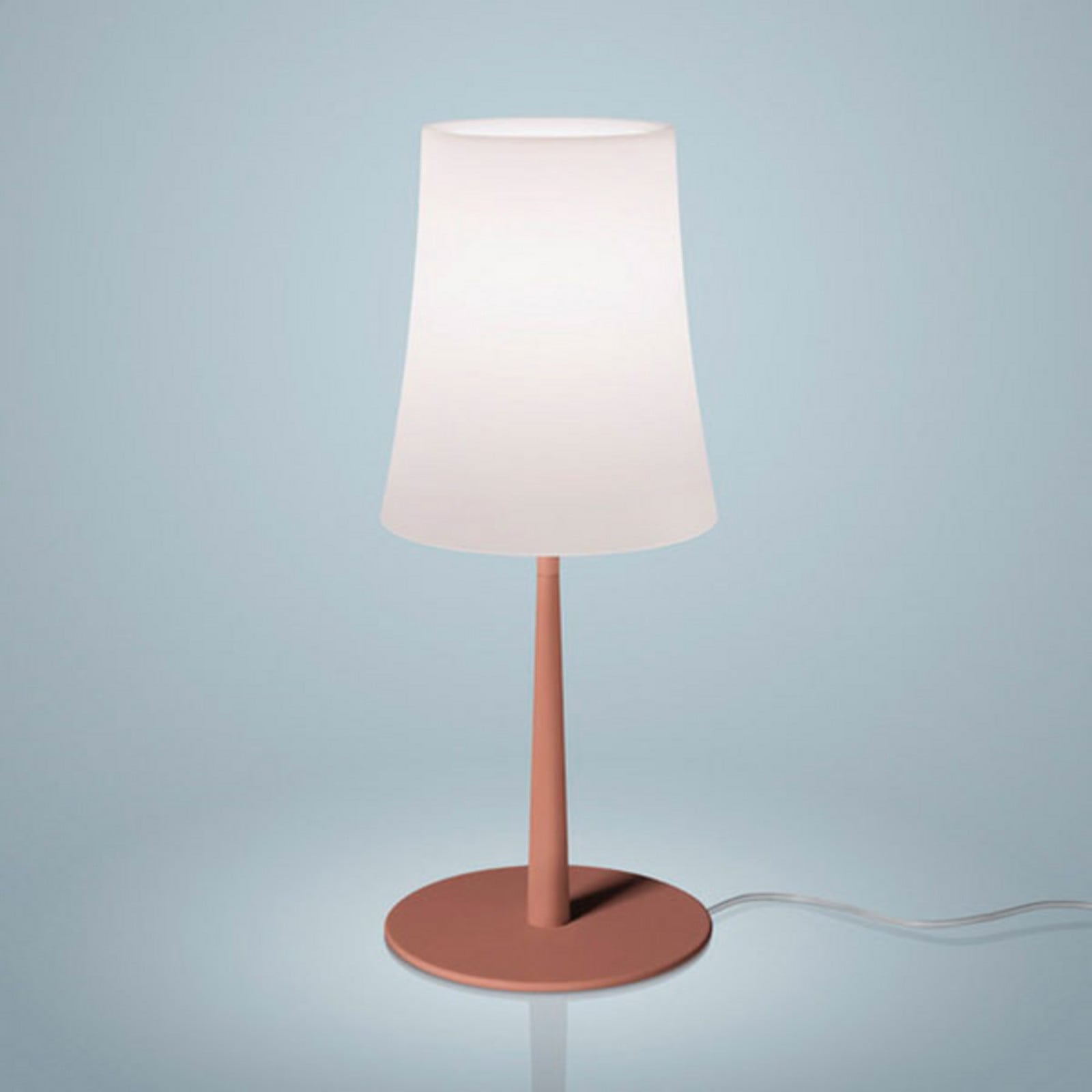 Foscarini Birdie Easy stolna lampa cigla crvena