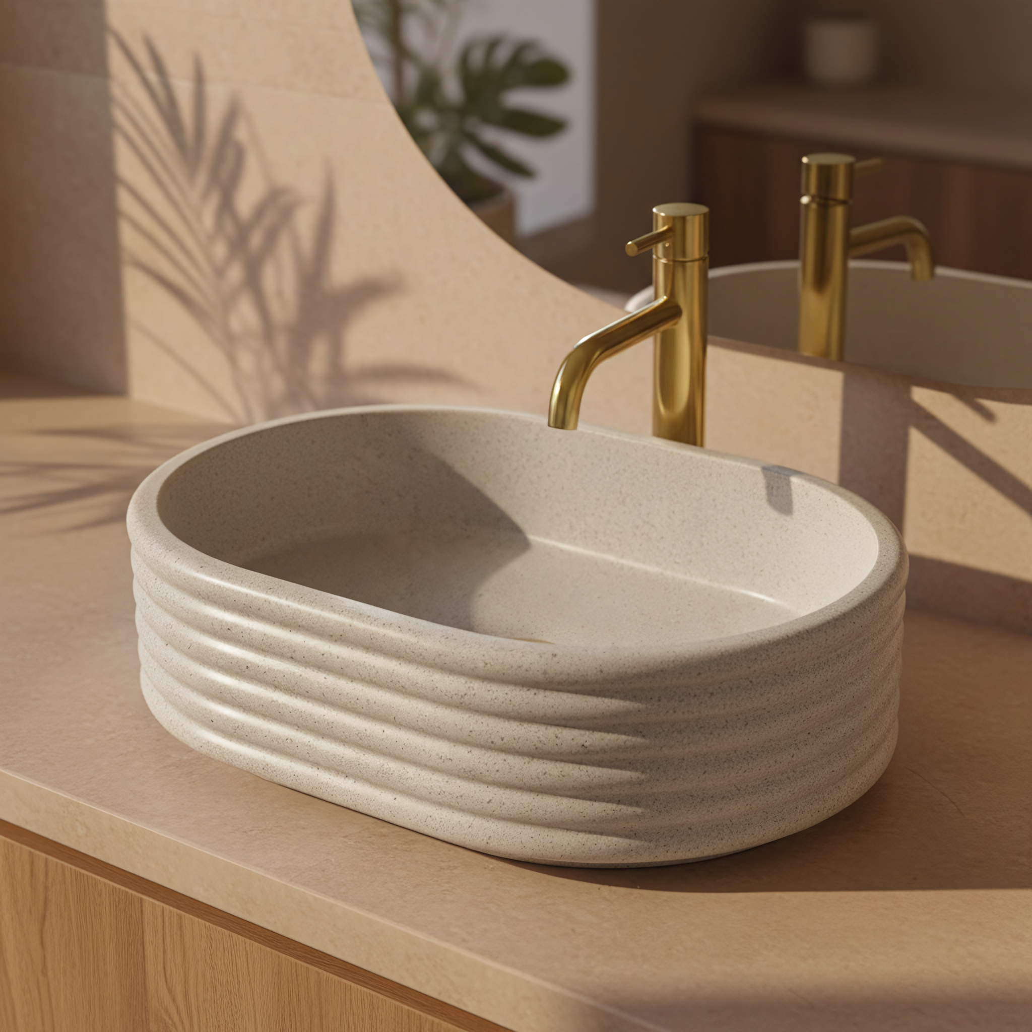Nadgradni umivaonik Nicoletta Beige