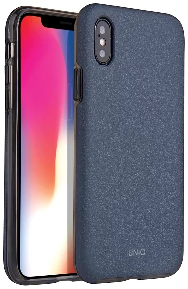 Maska UNIQ Lithos iPhone X/Xs azure blue (UNIQ-IP5.8HYB-LITBLU)