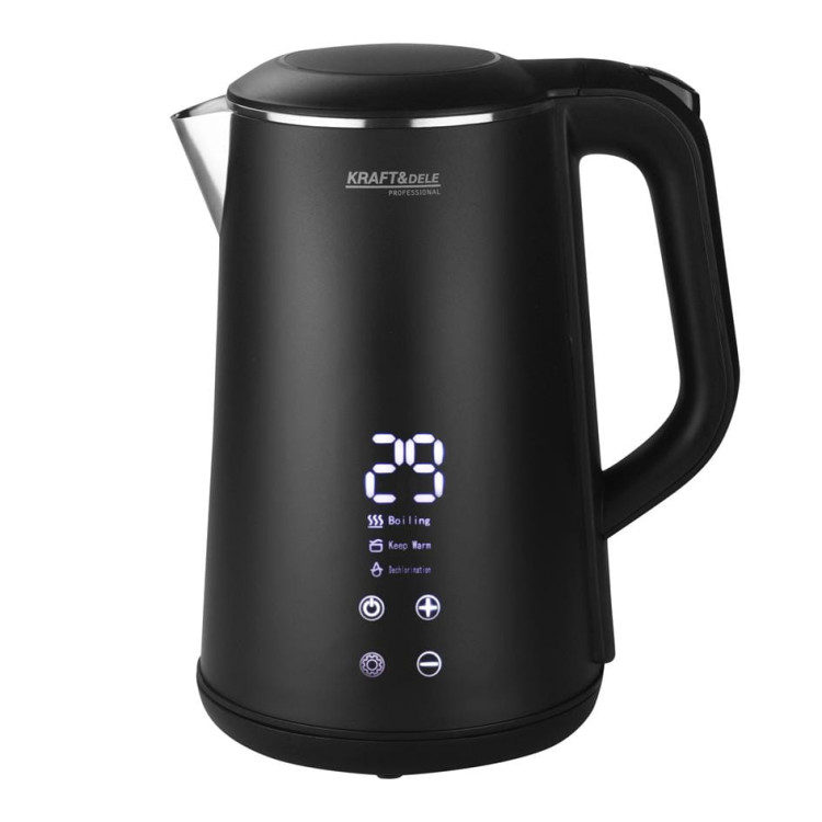 Električni kuhalo za vodu s kontrolom temperature 1,6 l 1500 W KD4105