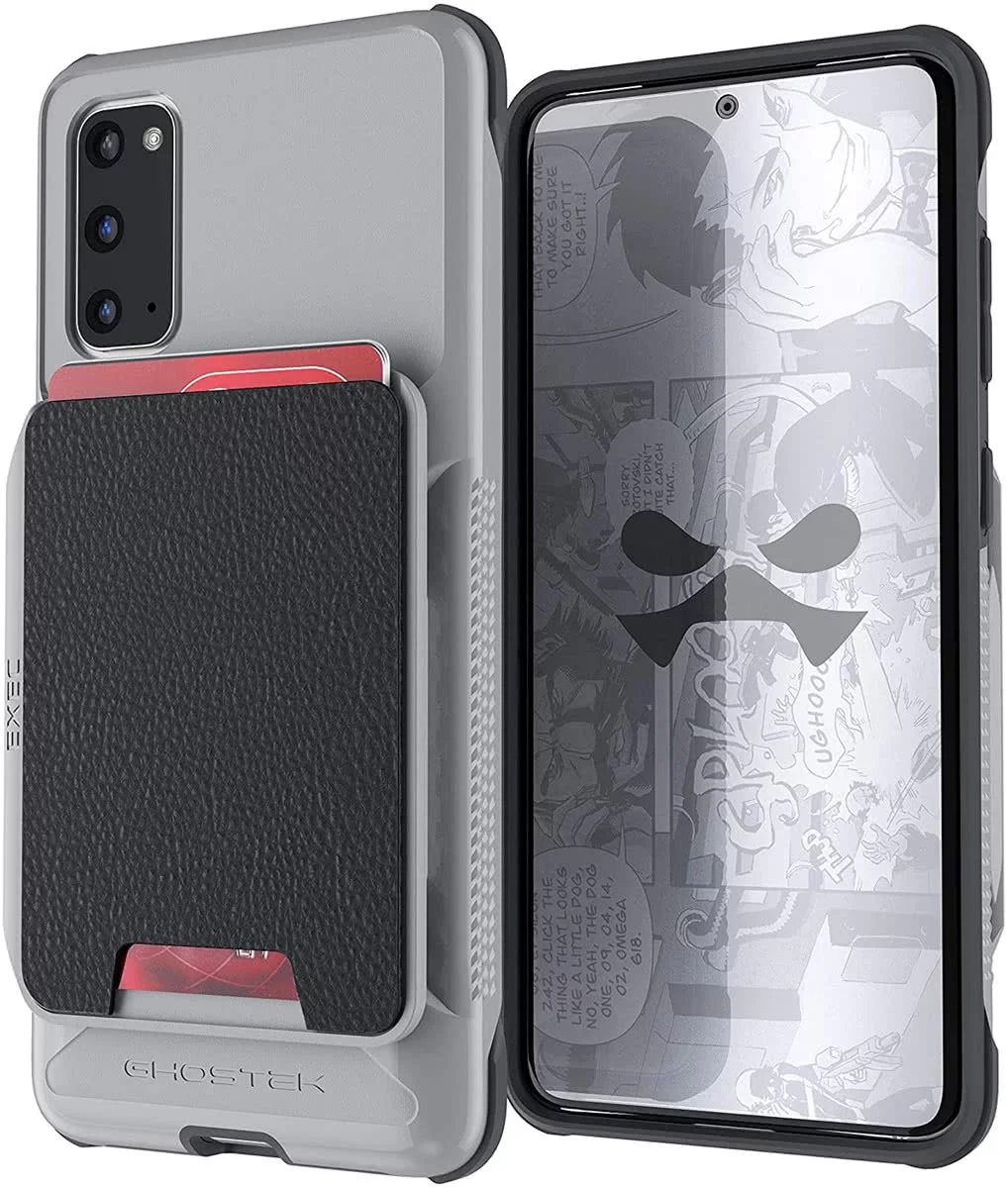 Maska Ghostek - Samsung Galaxy S20 Wallet Case Exec 4, Gray (GHOCAS2426)