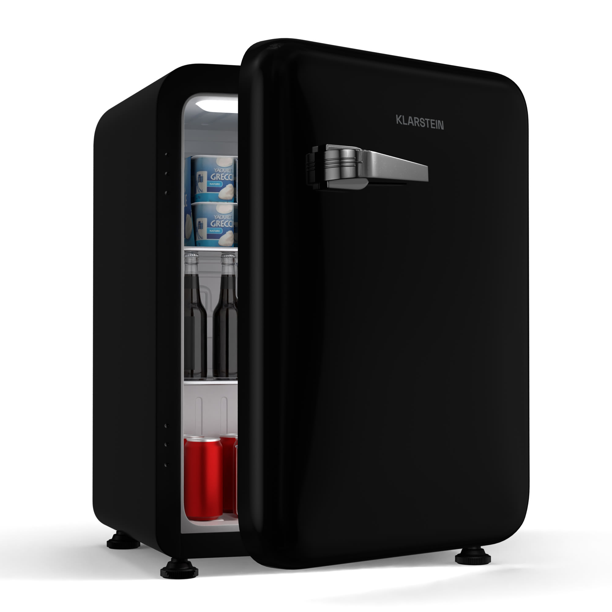 Klarstein Mini hladnjak Audrey Evo, 68 l, retro dizajn, tiho, kompaktan, 3 boje