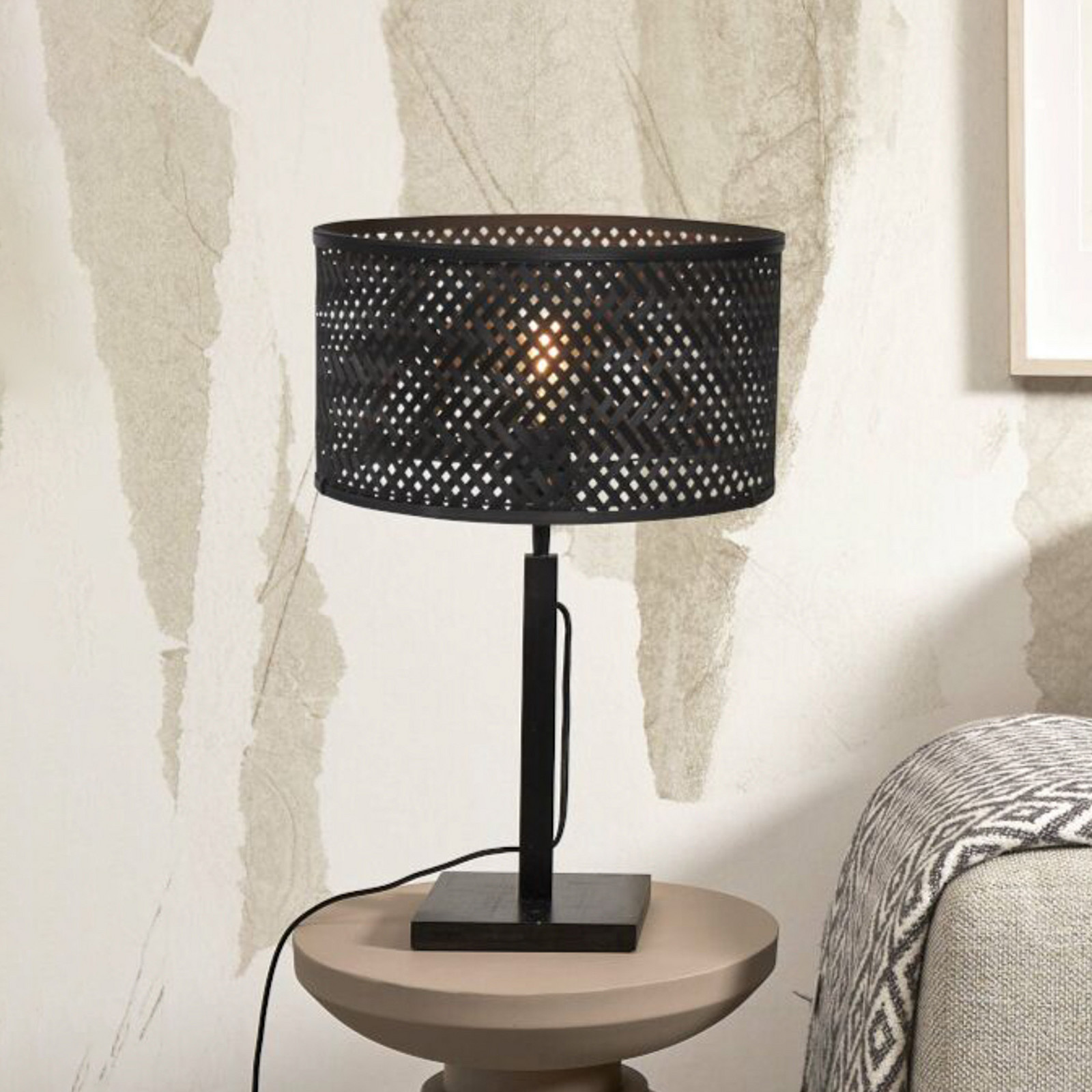 GOOD & MOJO Java postolje stolne lampe crno