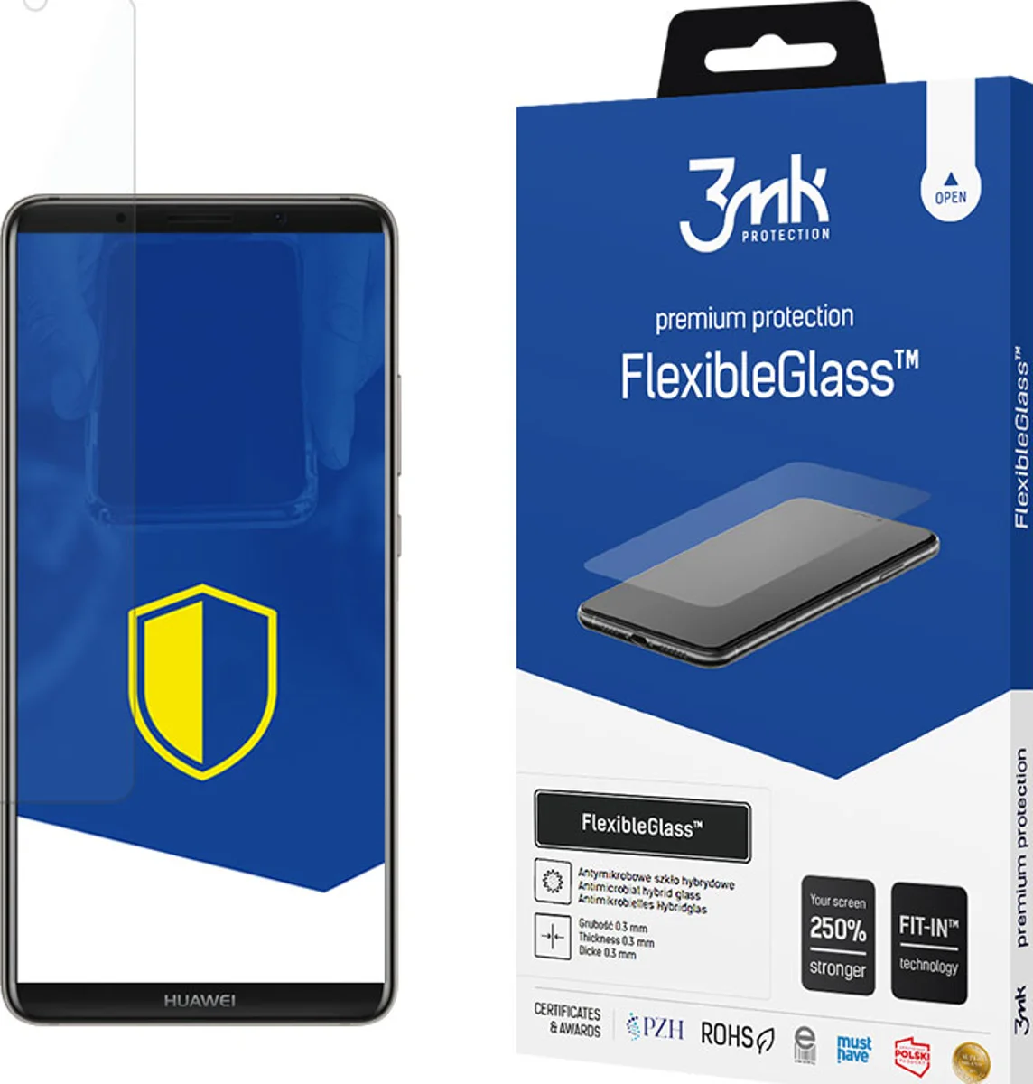 Zaštitno staklo 3MK FlexibleGlass Huawei Mate 10 Pro 