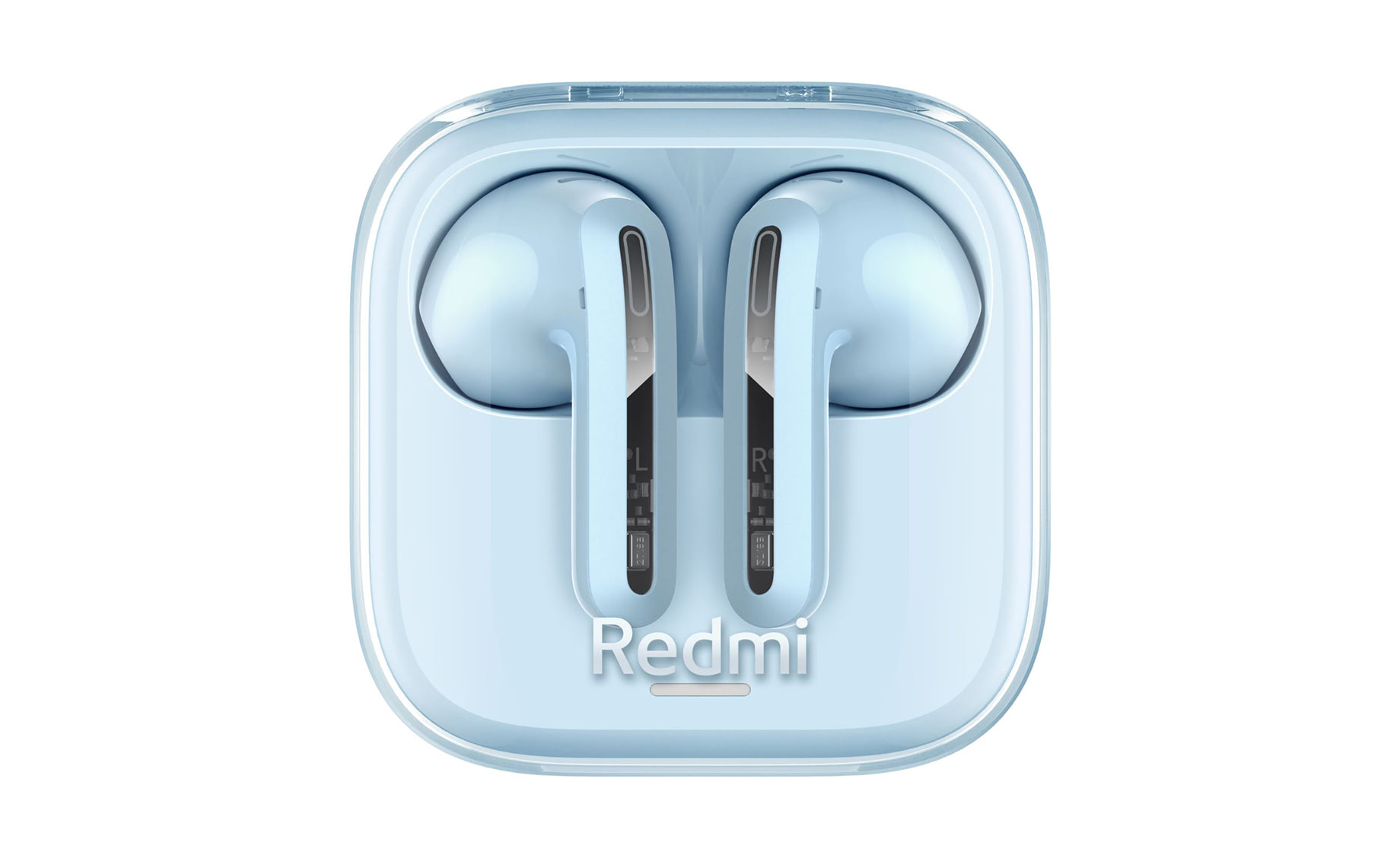 Xiaomi Redmi Buds 6 Active TWS bluetooth slušalice , Transparent blue