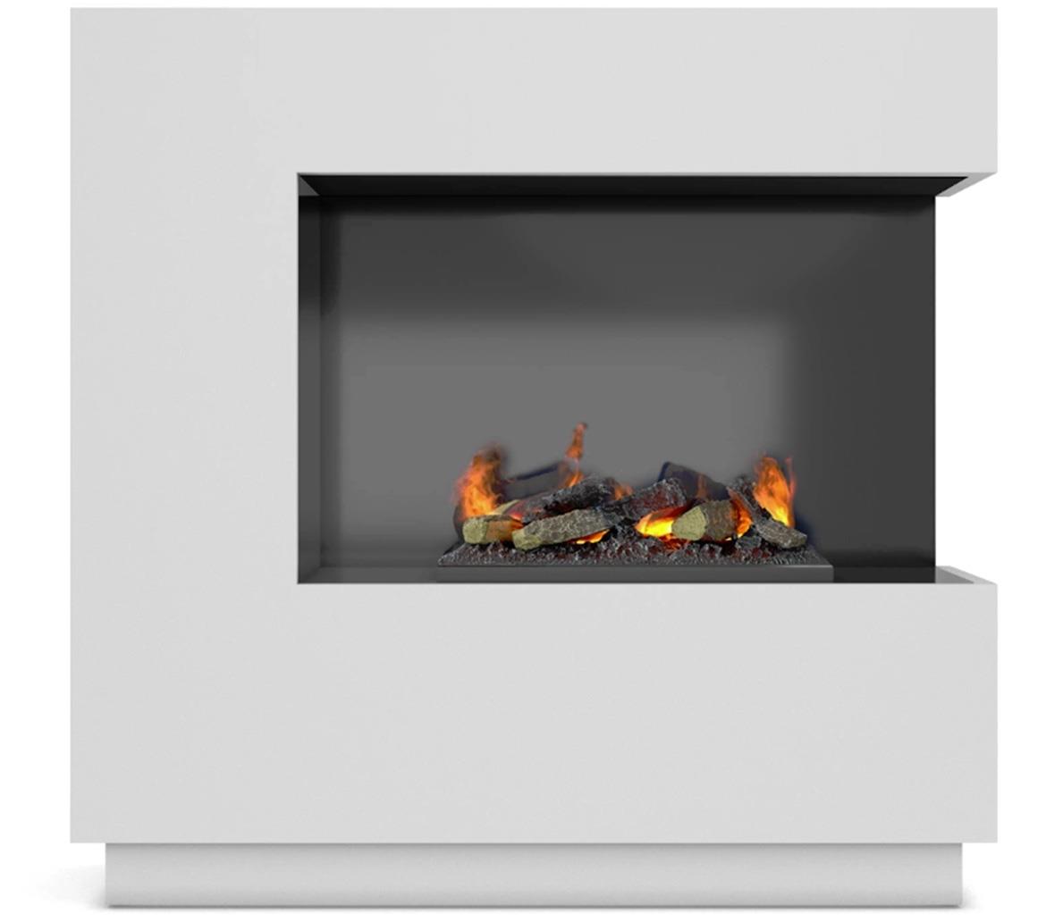 Elektricni kamin Zen Right 400/600 bijeli mat