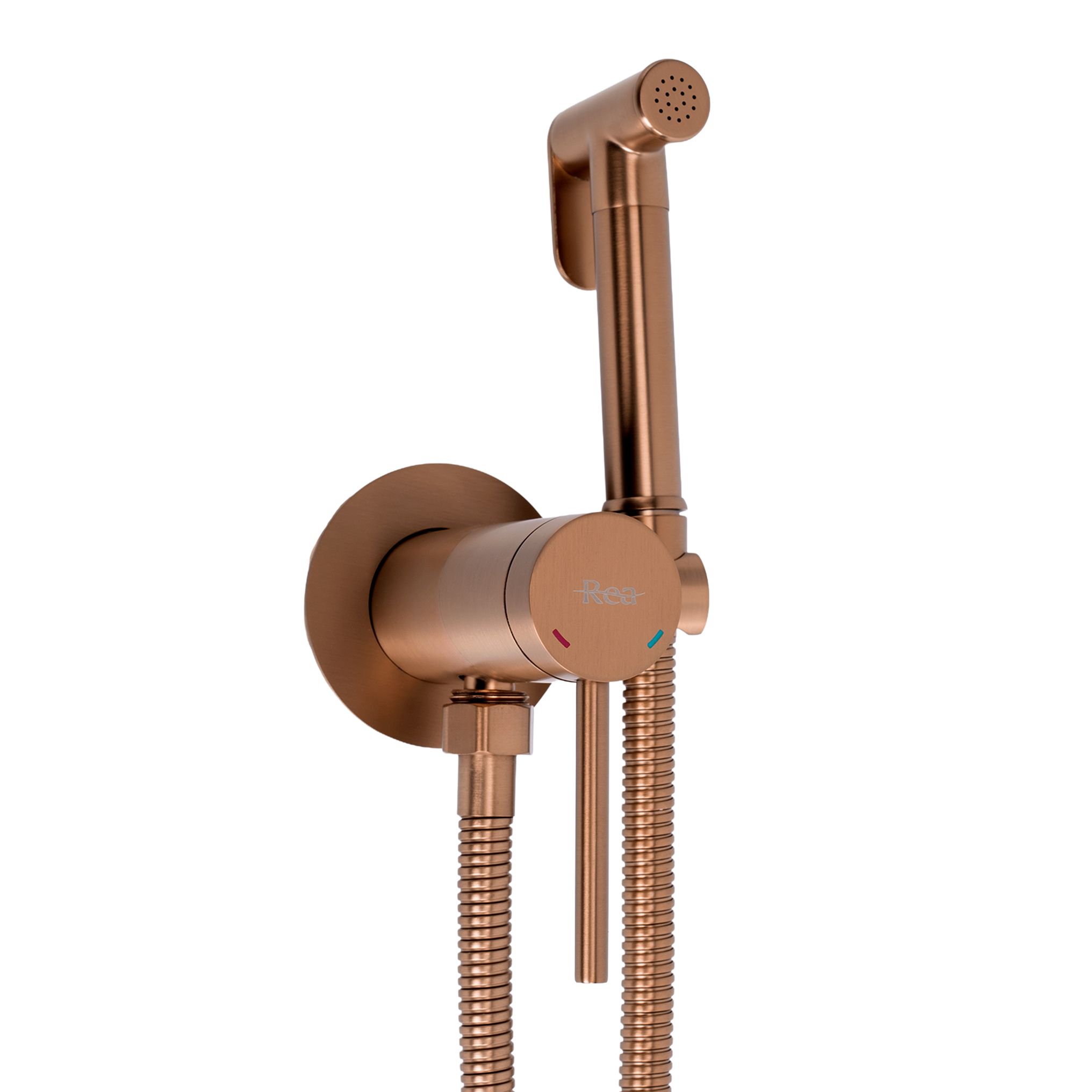 Miješalica za bide Foss Clif Brush Copper