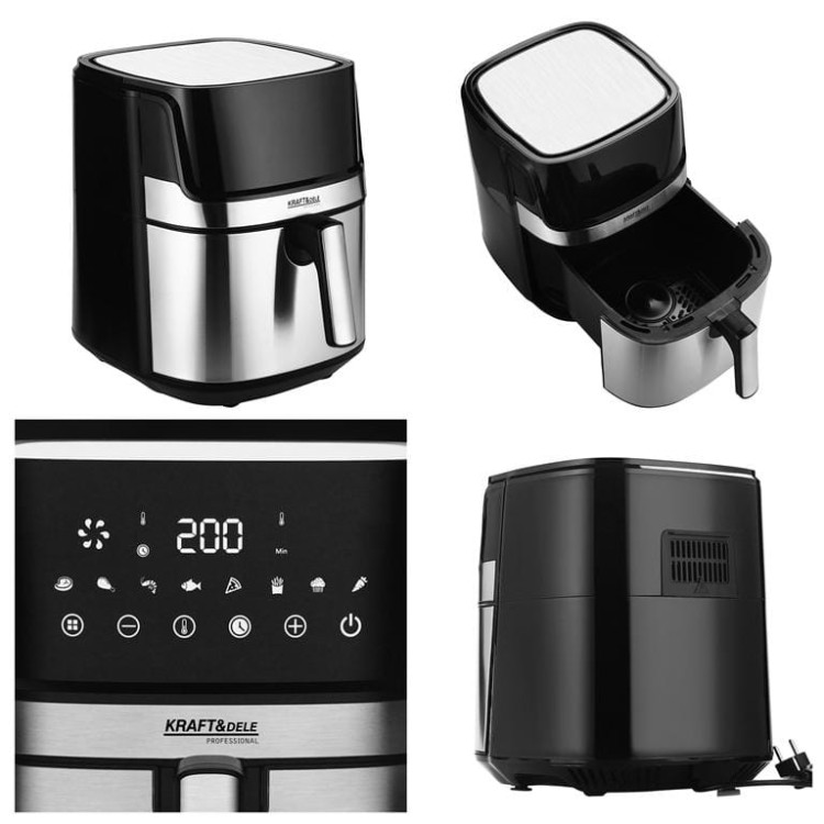 Friteza bez masnoće 8L KRAFT&DELE KD4101 1850W