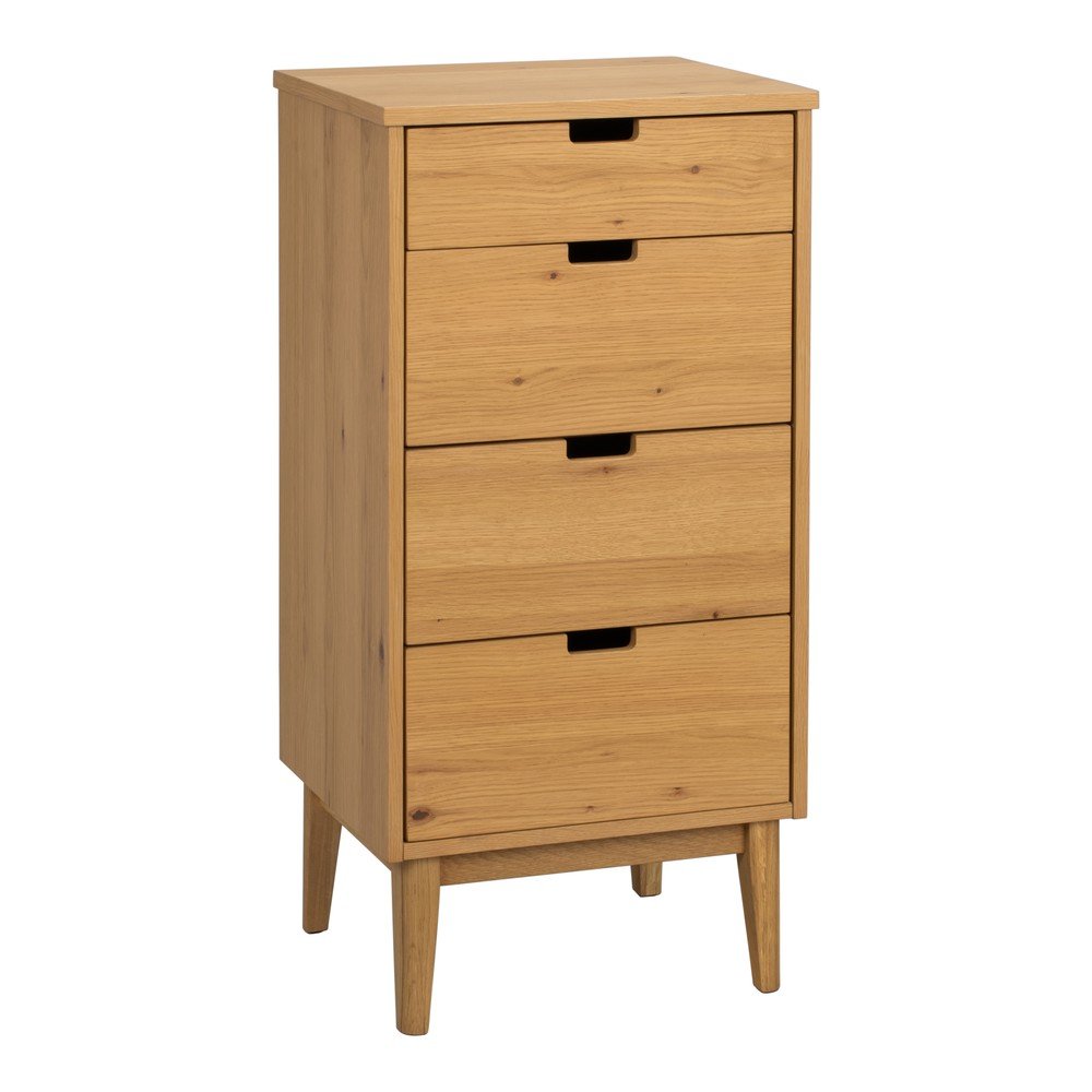 Komoda od punog hrasta u prirodnoj boji 45x92x38 cm Garrison – Rowico