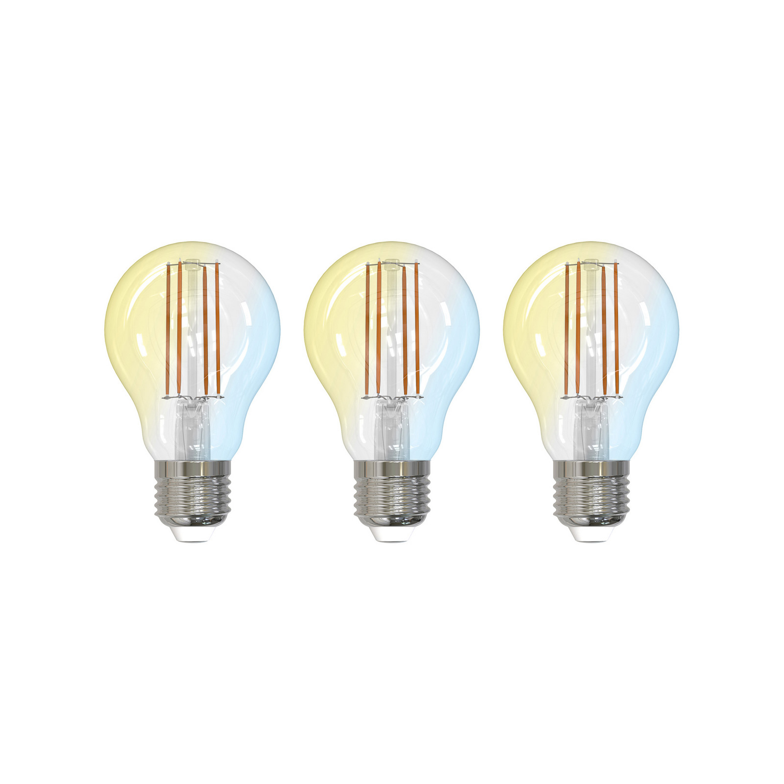 LUUMR Smart LED, E27, 7W, ZigBee, Tuya, Hue, set od 3