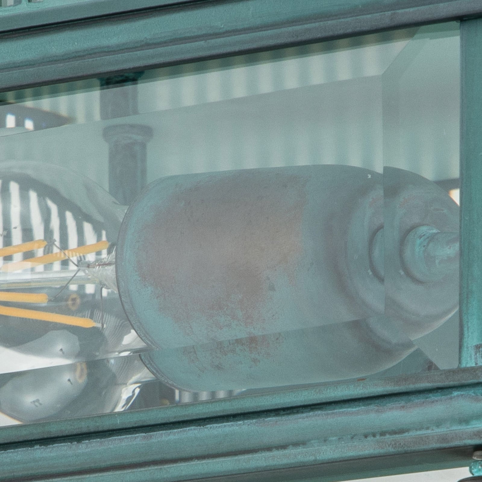 Holborn vanjska stropna svjetiljka, završna obrada u crvenom stilu