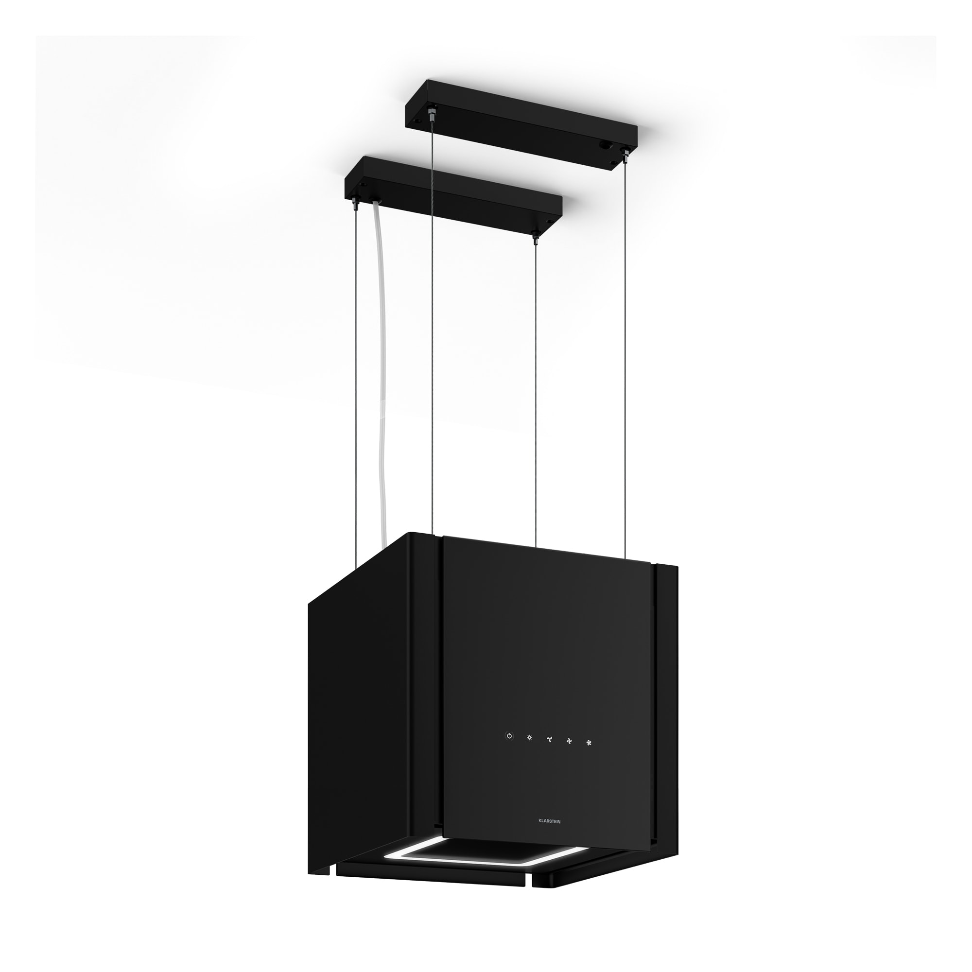 Klarstein Velaire kuhinjska napa s funkcijom podizanja 40 cm, Elegantna, minimalistička, snažna, Energetski razred A++, 601 m³/h