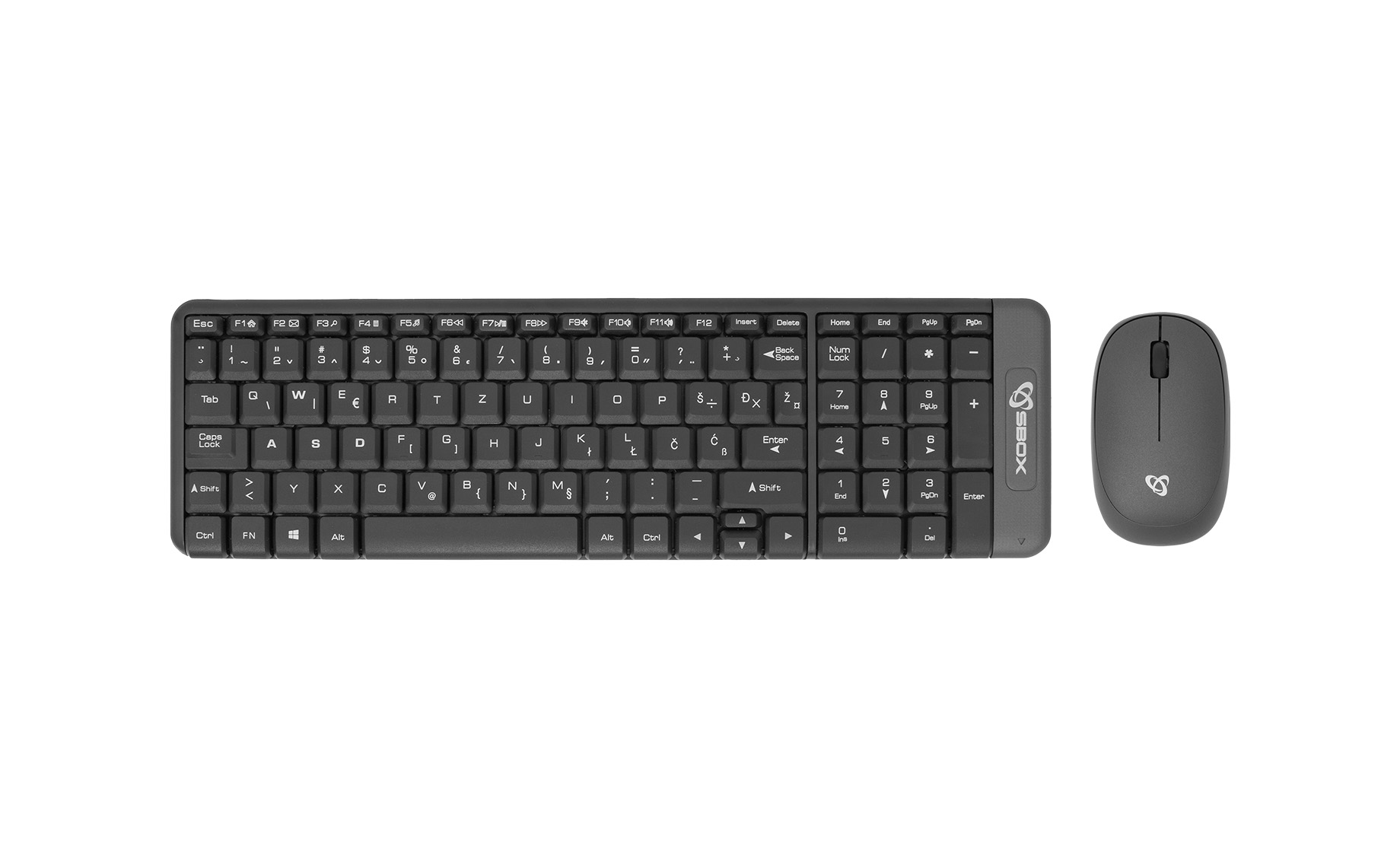 Sbox WKM-22 bežična tipkovnica+miš