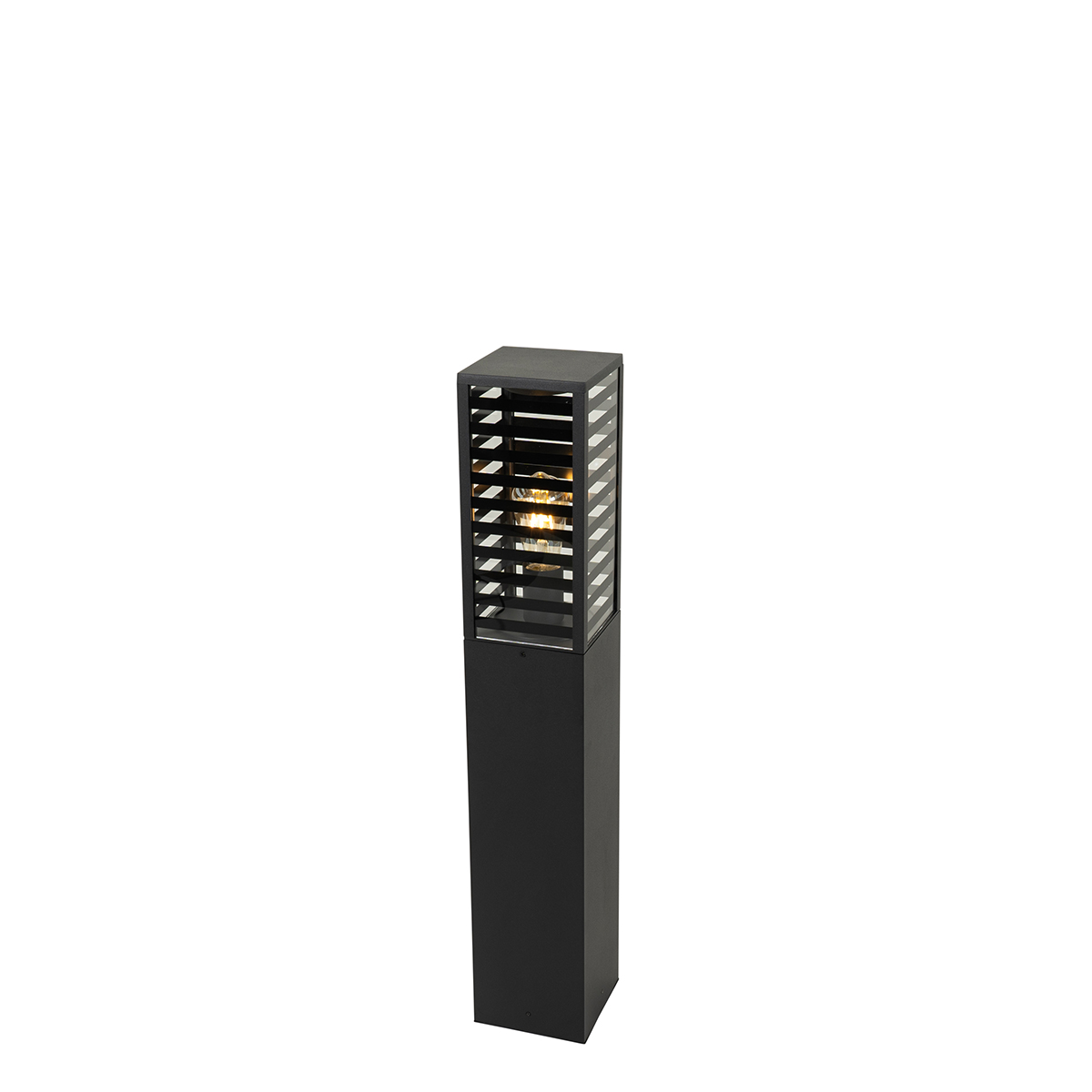 Moderna vanjska podna lampa crna 80 cm IP44 - Reims