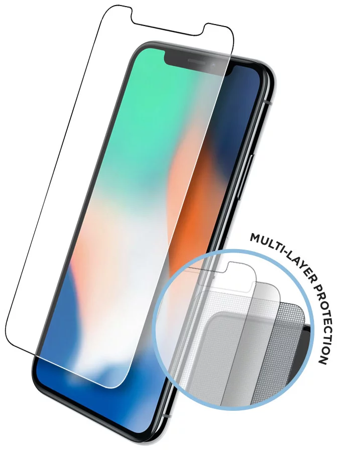 Zaštitna folija Eiger Tri Flex High-Impact Film Screen Protector (2 Pack) for Apple iPhone 11 Pro/XS/X in Clear (EGSP00525)