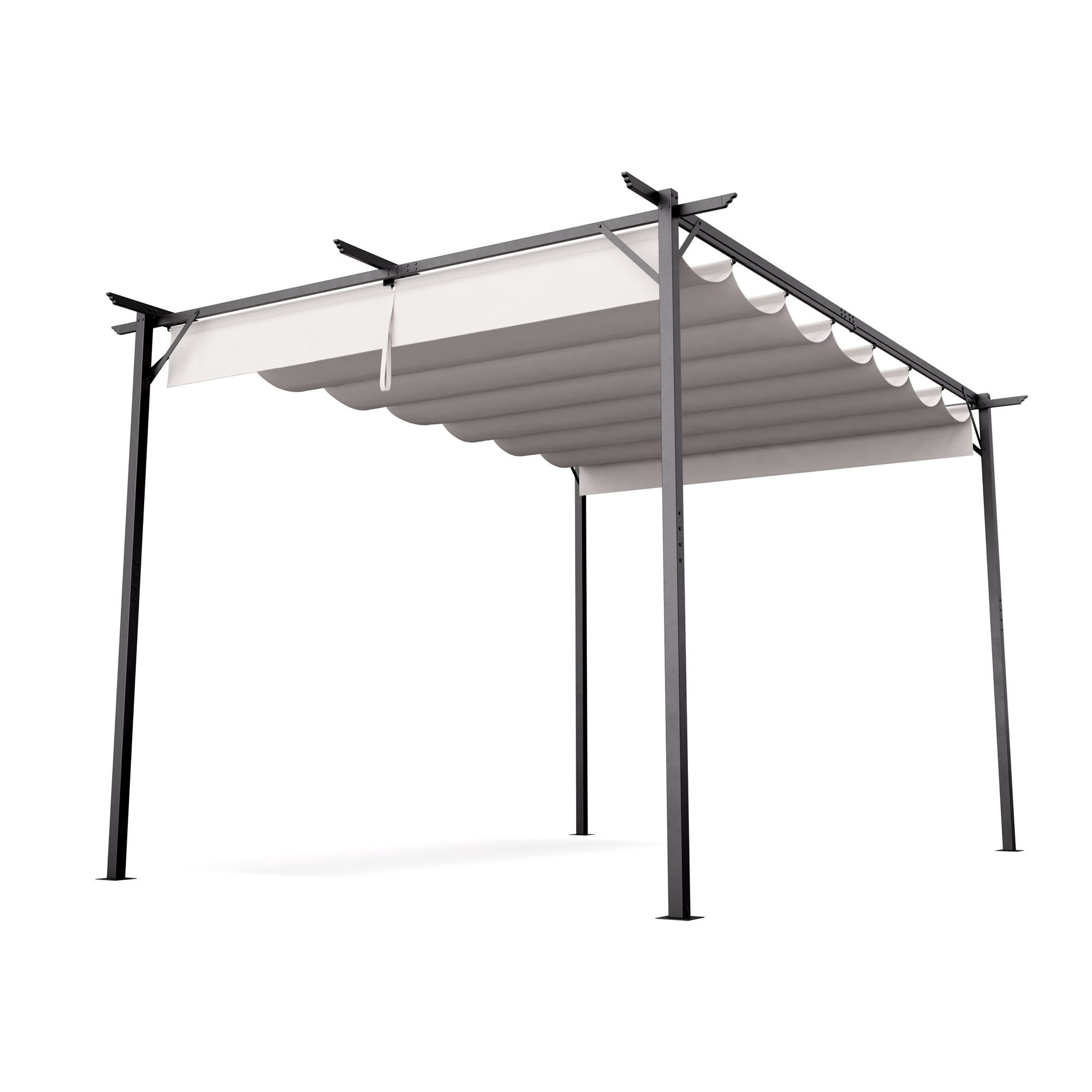 Blumfeldt Pantheon Robust, pergola, 3 x 4 m, s bočnim roletama, čelik otporan na vremenske uvjete premazan prahom