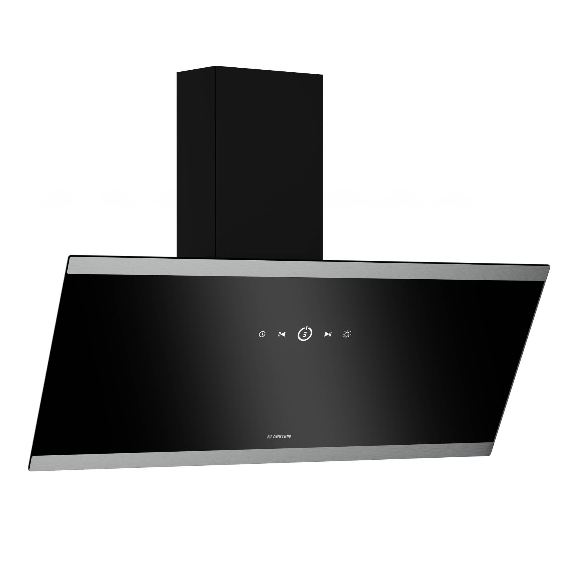 Klarstein FlashLine napa, A++, 524 m3/h, 3 razine, dotaknuti, tiho, LED, ekstrakcija/recirkulacija, 100 W