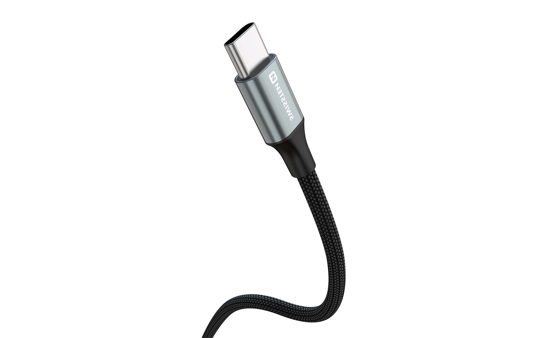 Swissten SWT 71528203 USB-C/USB-C kabel , 1.5m , crno-sivi
