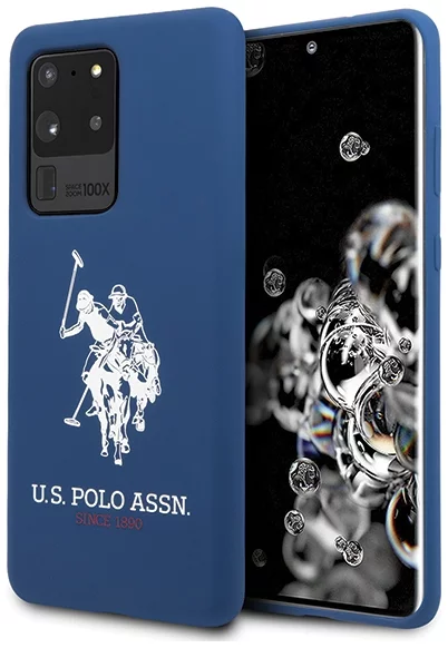 Maska US Polo USHCS69SLHRNV S20 Ultra G988 navy Silicone Collection (USHCS69SLHRNV)