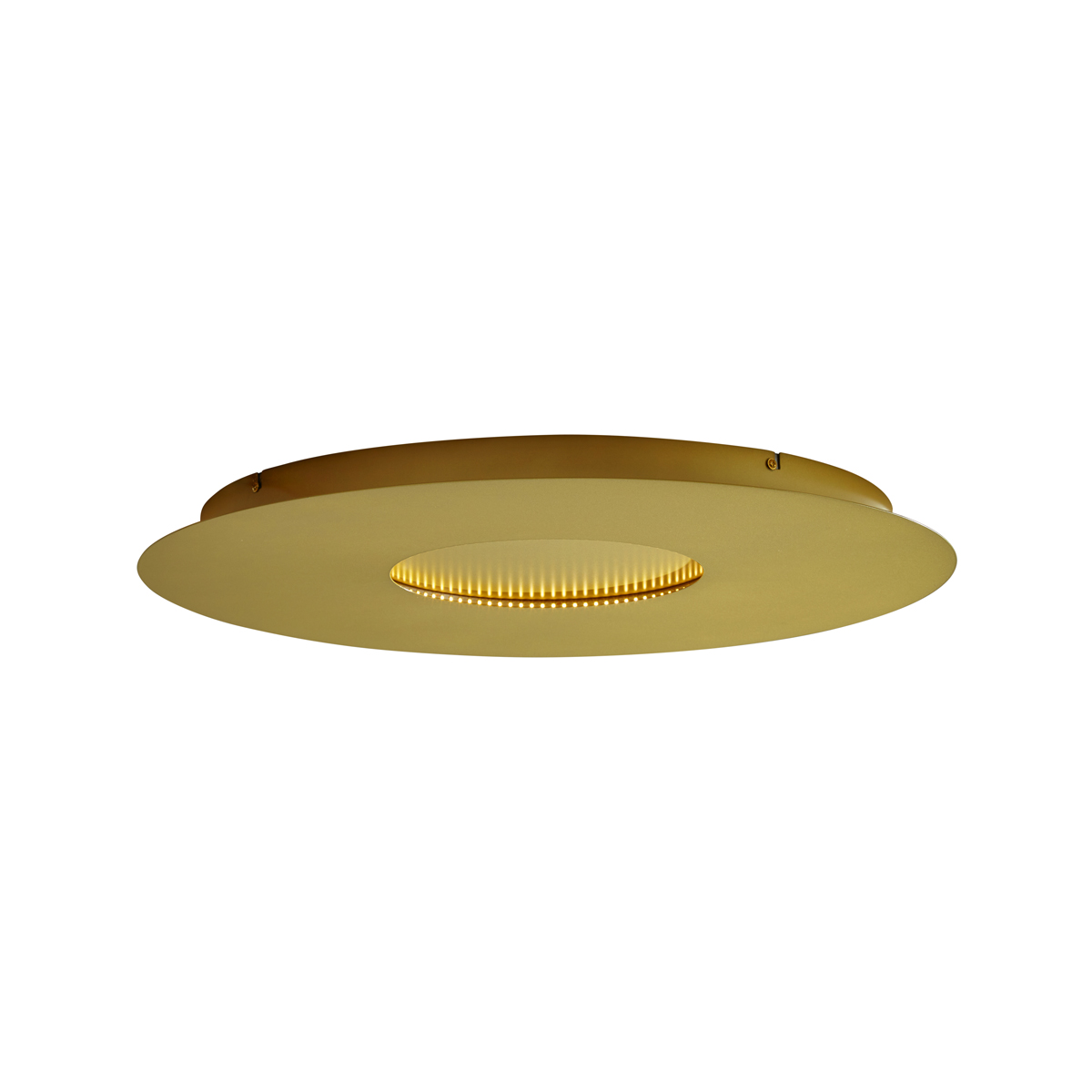 Moderna stropna svjetiljka zlatna 60 cm uklj. LED s mogućnošću prigušivanja u 3 koraka - Morning