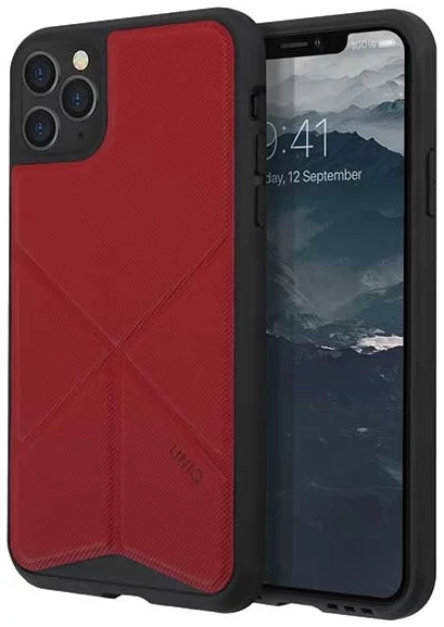 Maska UNIQ iPhone 11 Pro Max red (UNIQ-IP6.5HYB(2019)-TRSFRED)