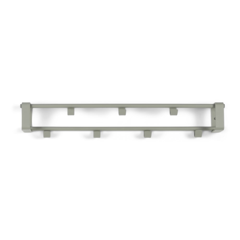 Prljavo zelena metalna zidna vješalica 60 cm Rex – Spinder Design