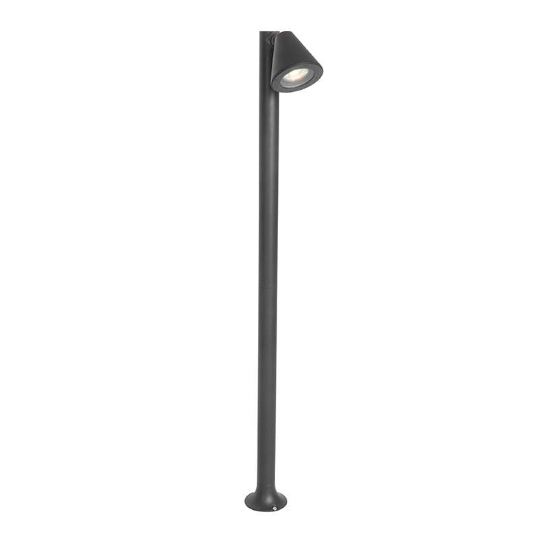 Moderna vanjska stupasta svjetiljka crna 100 cm IP44 podesiva - Ciara